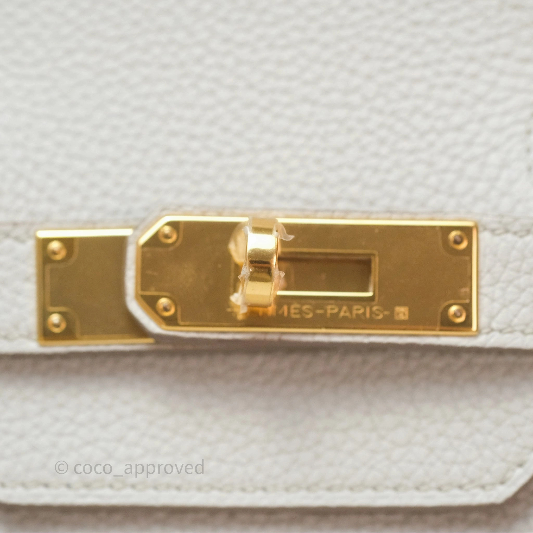 Herms Retourne Birkin 35 Beton Togo Gold Hardware