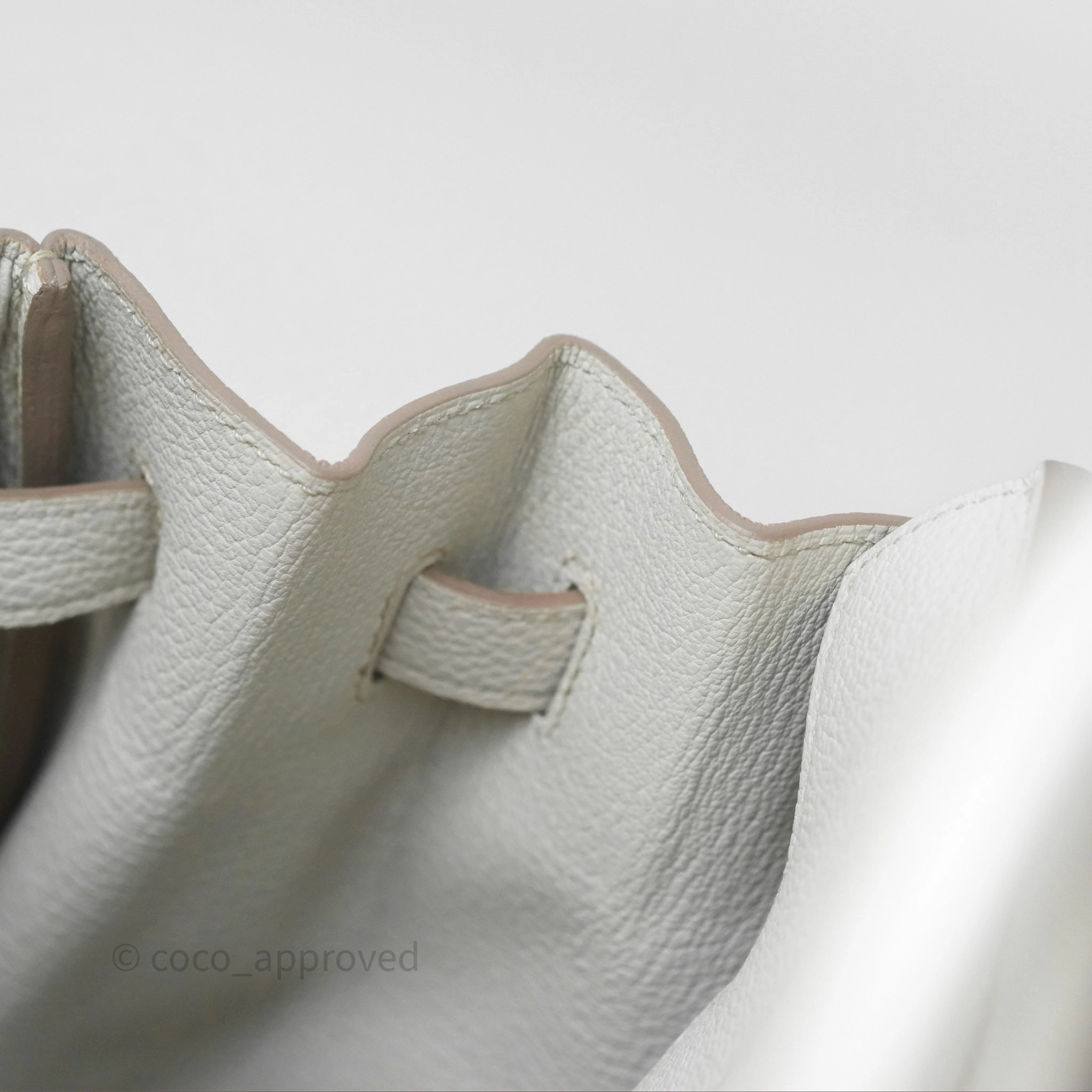 Herms Retourne Birkin 35 Beton Togo Gold Hardware