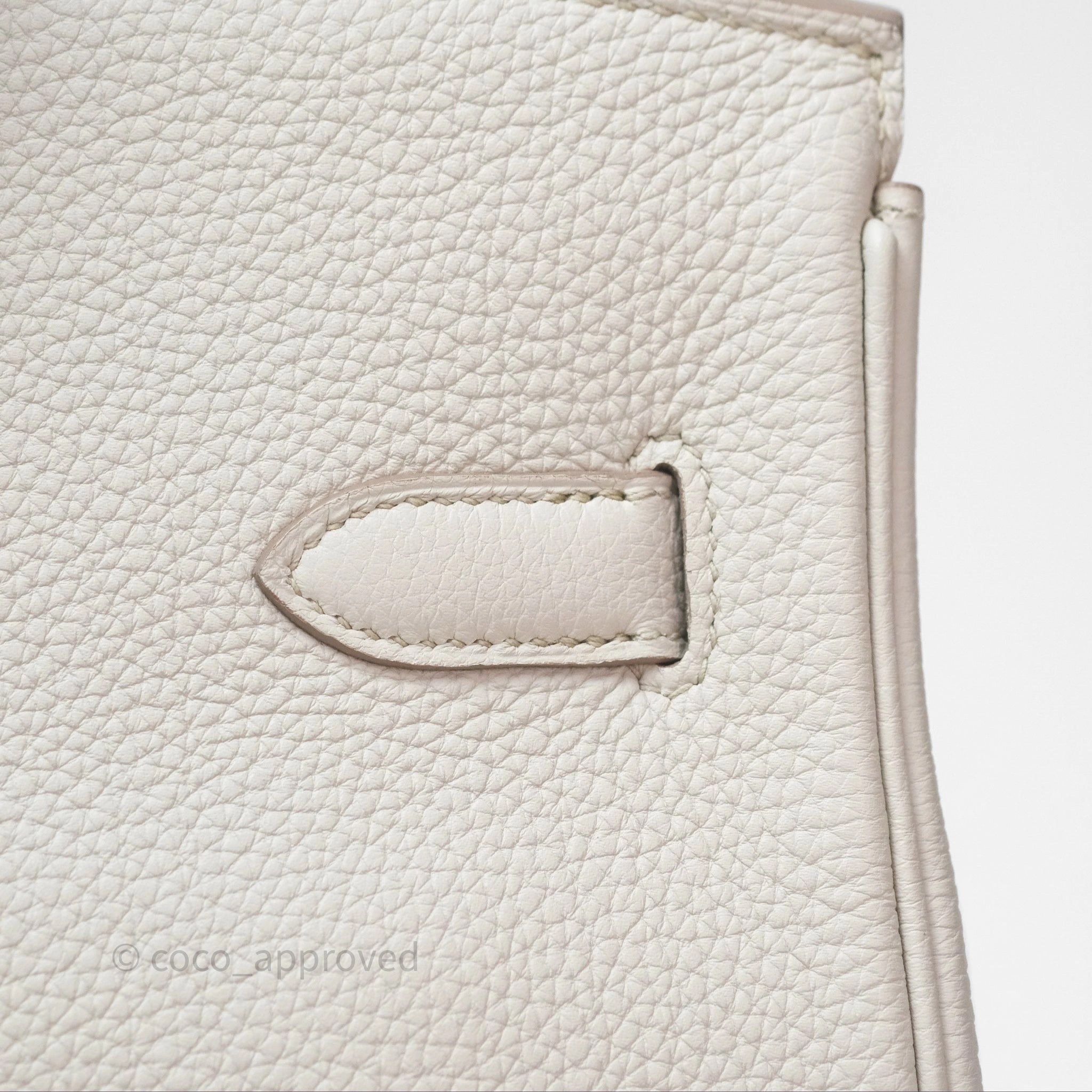 Herms Retourne Birkin 35 Beton Togo Gold Hardware