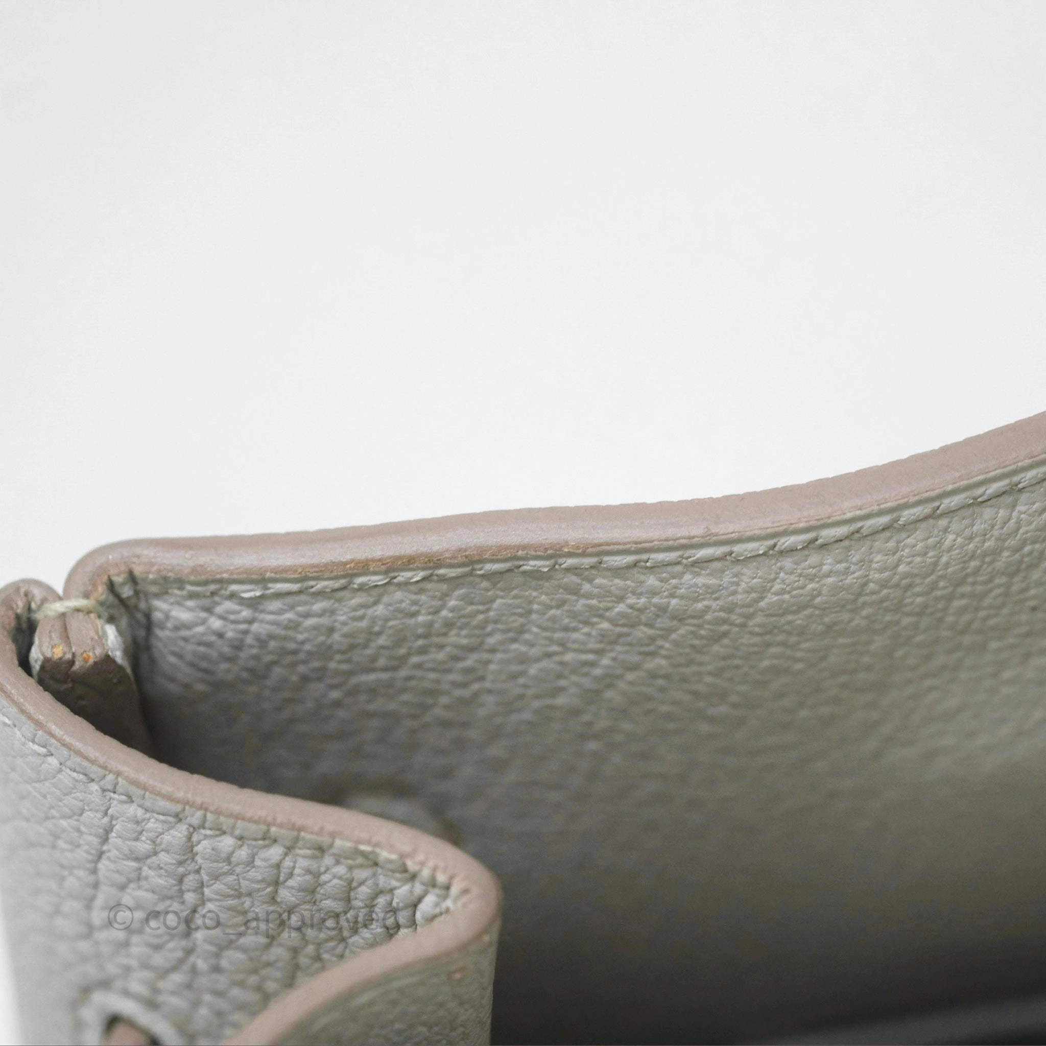 Herms Retourne Birkin 35 Beton Togo Gold Hardware