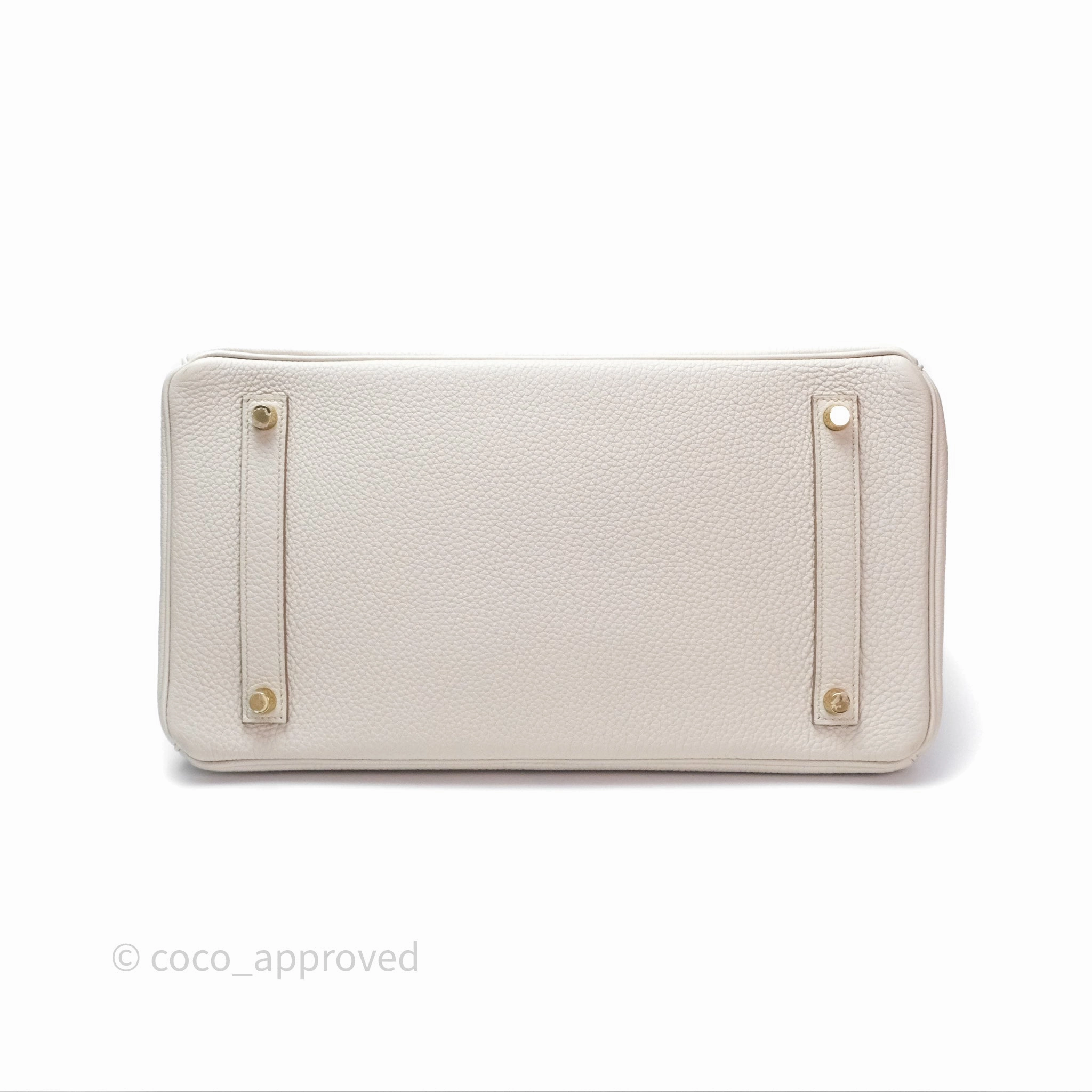 Herms Retourne Birkin 35 Beton Togo Gold Hardware