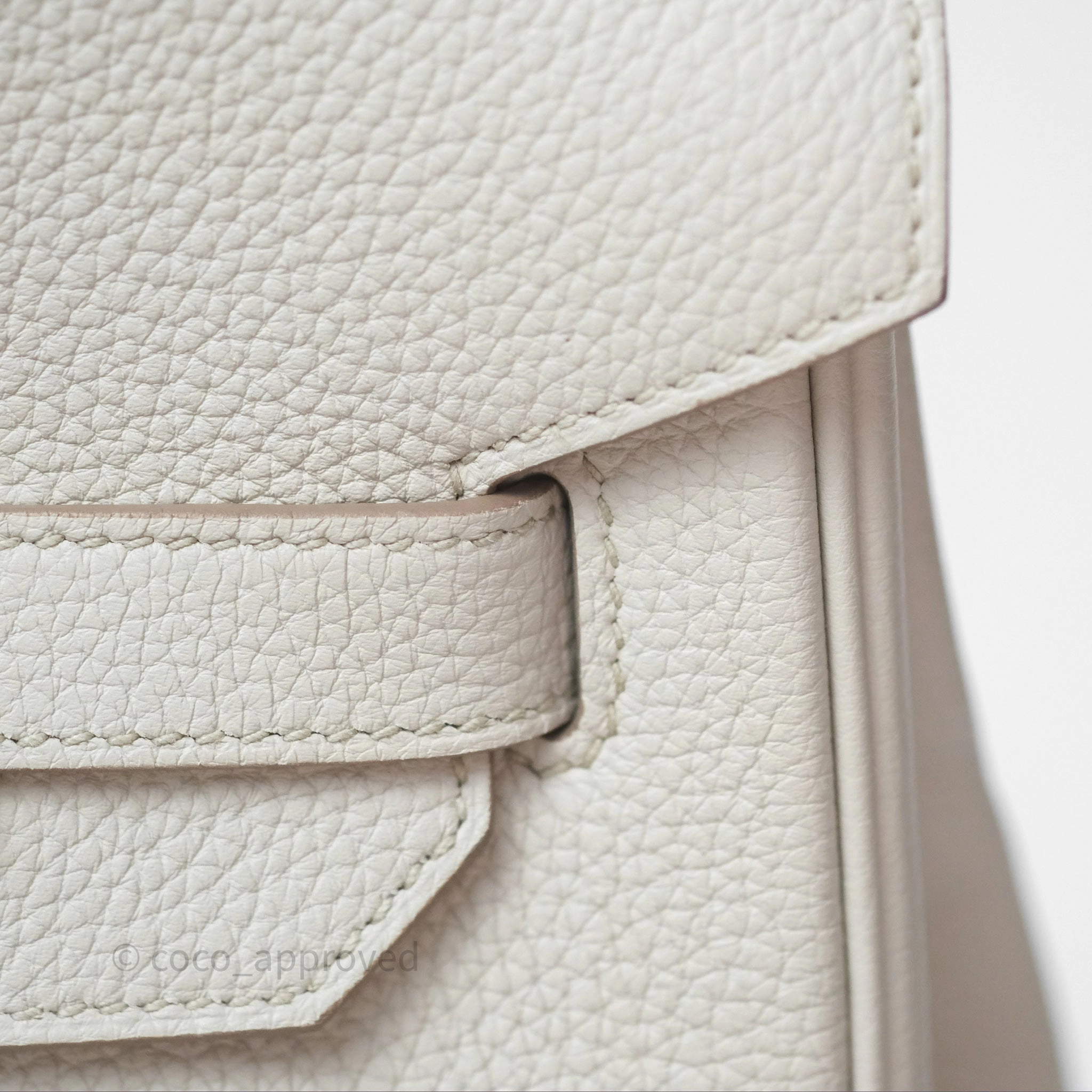 Herms Retourne Birkin 35 Beton Togo Gold Hardware