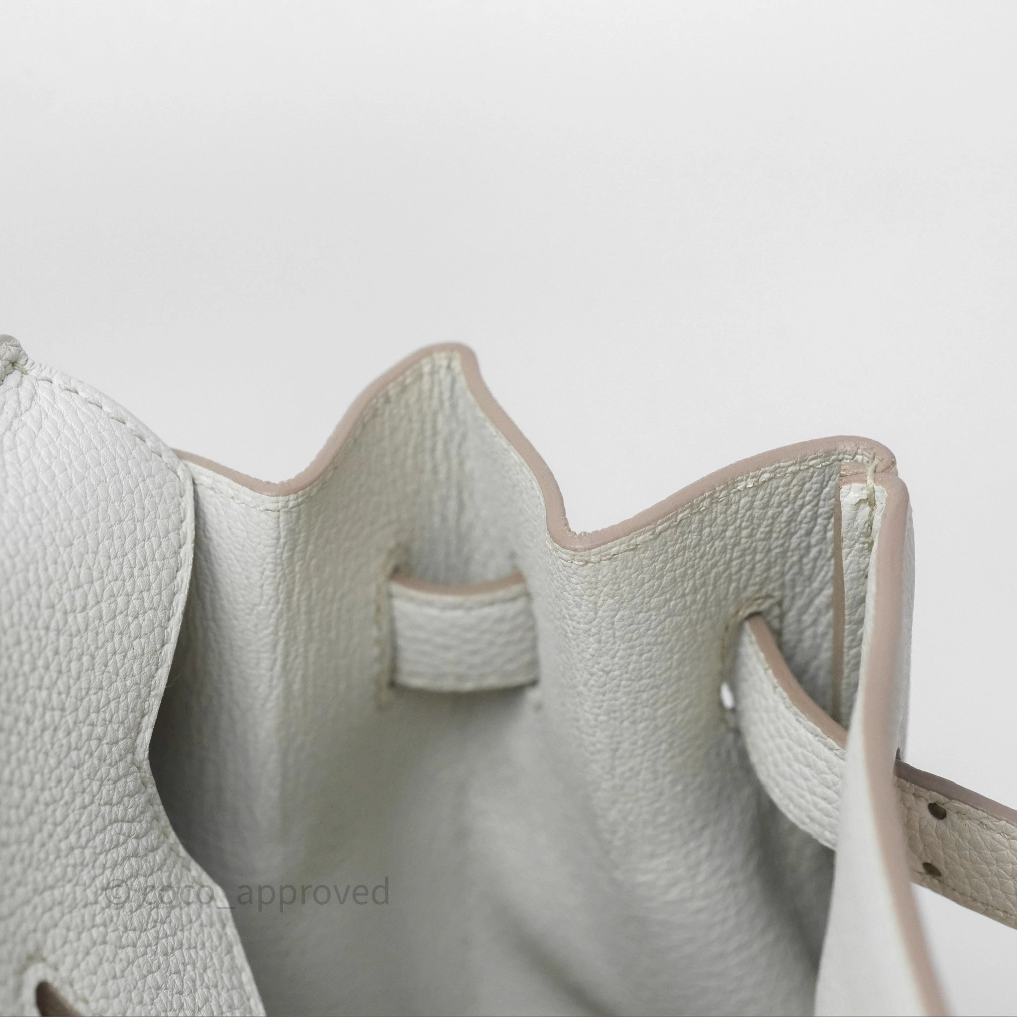 Herms Retourne Birkin 35 Beton Togo Gold Hardware