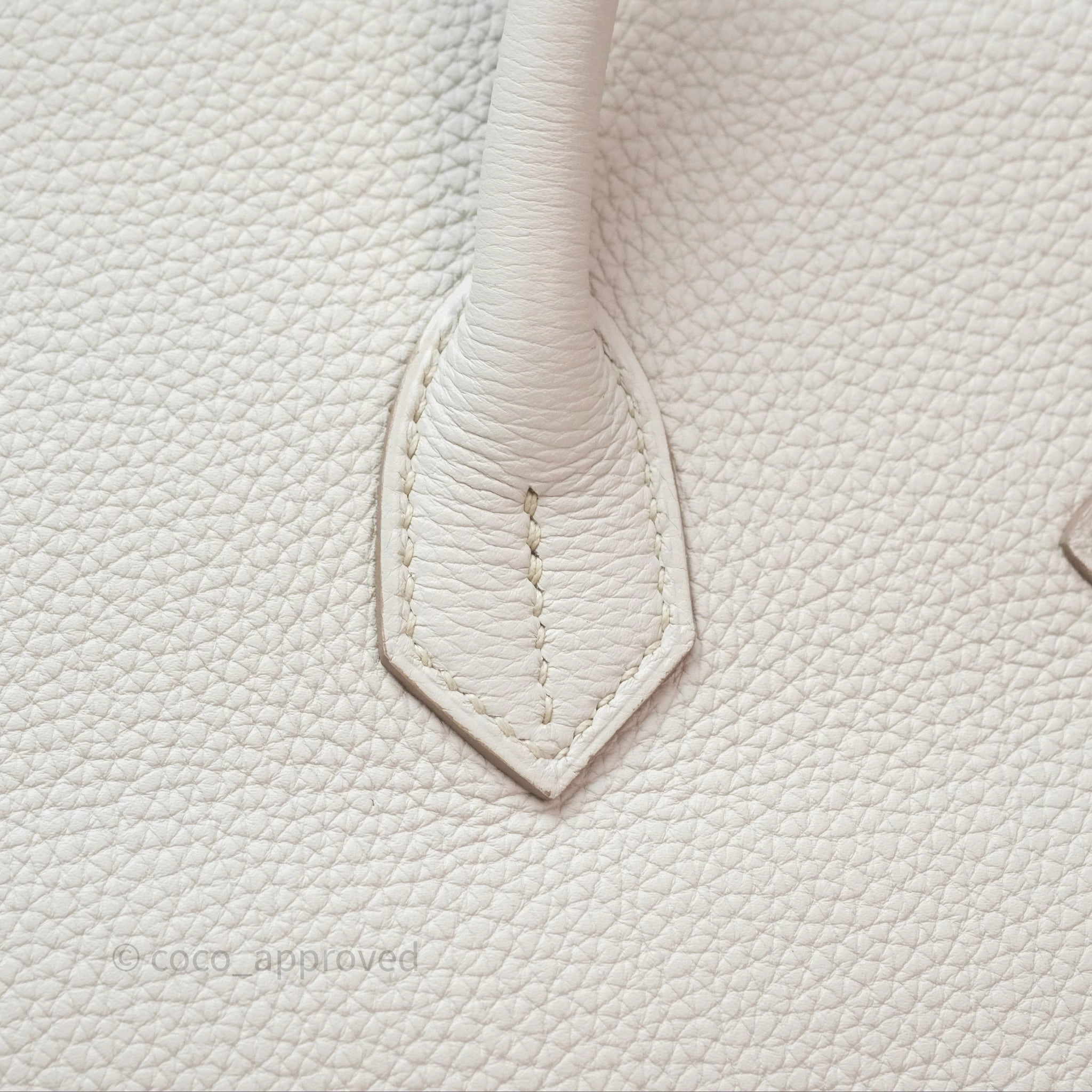 Herms Retourne Birkin 35 Beton Togo Gold Hardware