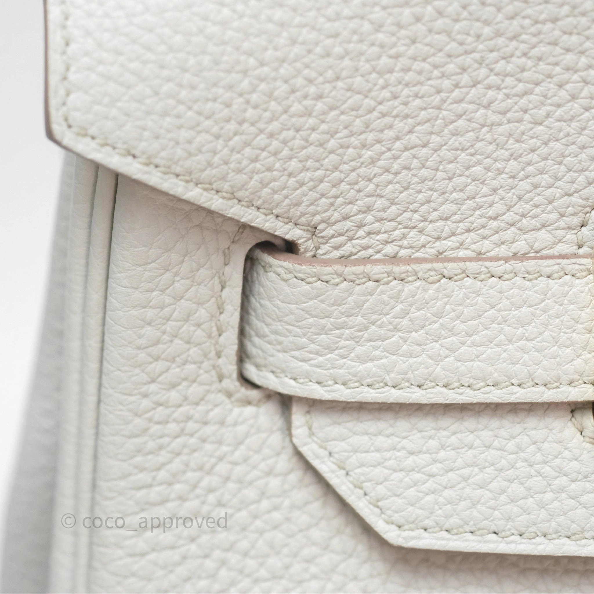 Herms Retourne Birkin 35 Beton Togo Gold Hardware
