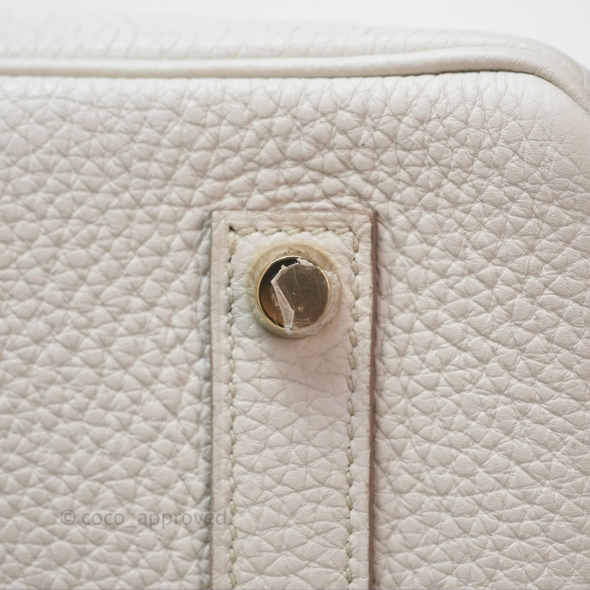 Herms Retourne Birkin 35 Beton Togo Gold Hardware