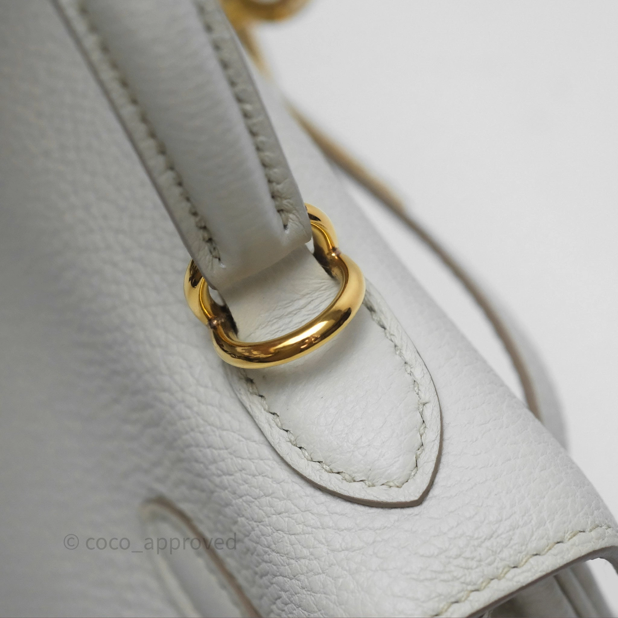 Herms Retourne Kelly 25 Beton 8L Togo Gold Hardware