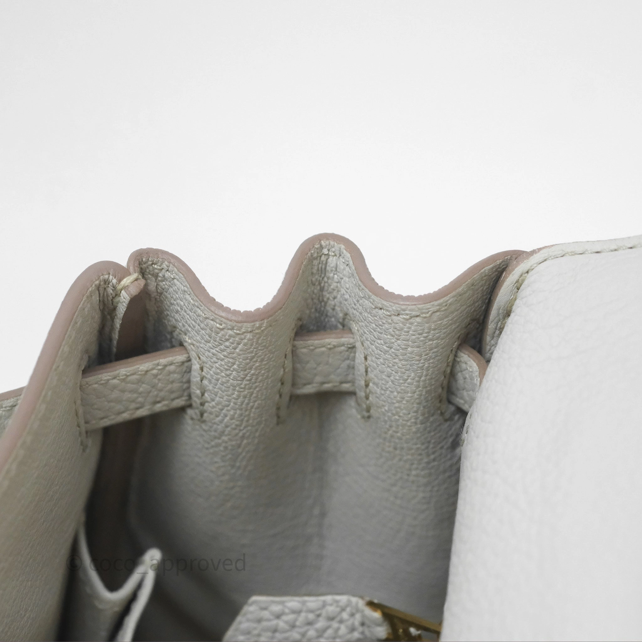 Herms Retourne Kelly 25 Beton 8L Togo Gold Hardware