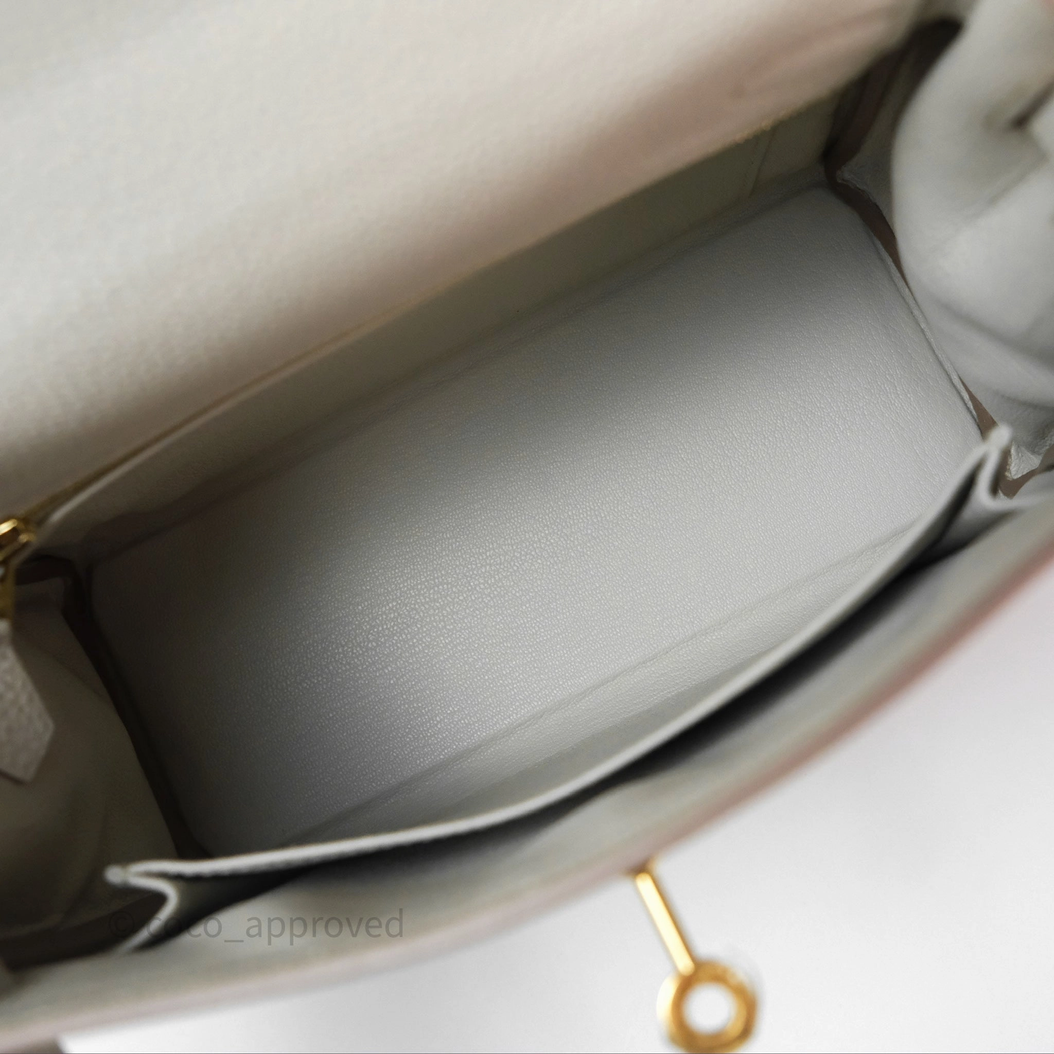 Herms Retourne Kelly 25 Beton 8L Togo Gold Hardware