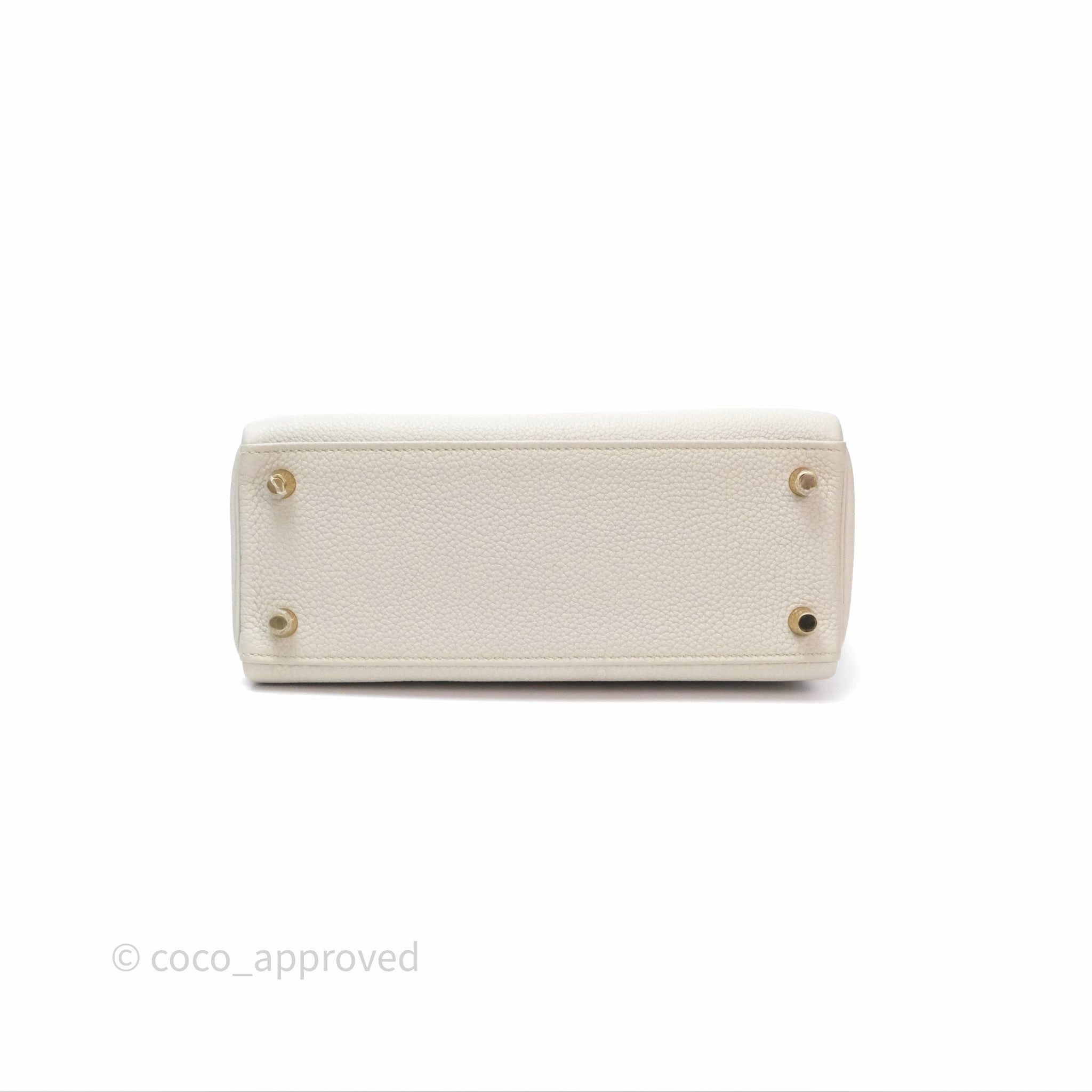 Herms Retourne Kelly 25 Beton 8L Togo Gold Hardware