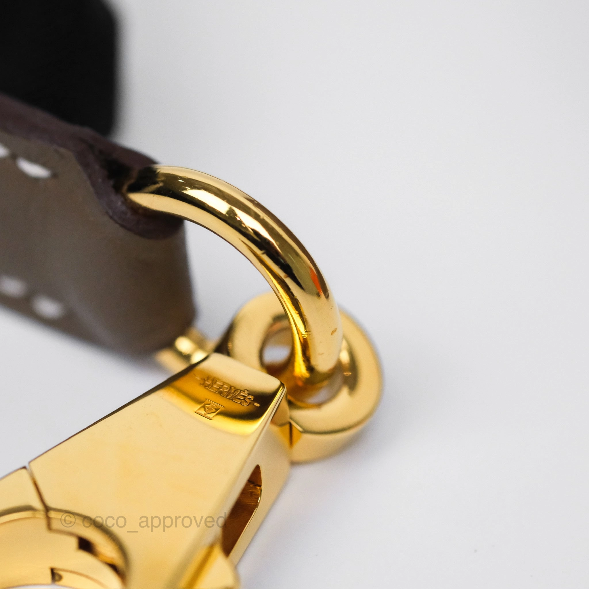 Herms Retourne Kelly 25 Etoupe 18 Swift Gold Hardware