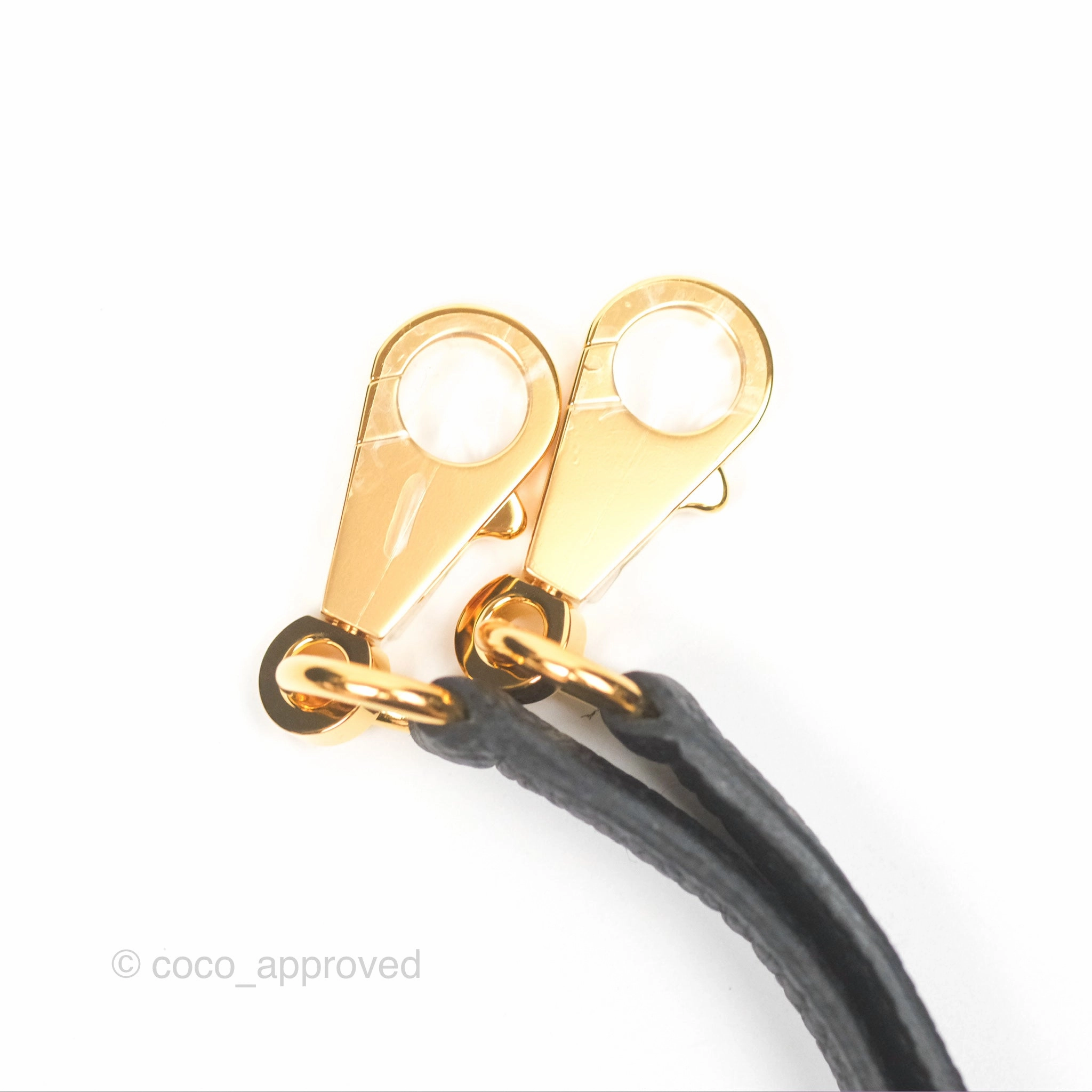 Herms Retourne Kelly 28 Black Noir 89 Togo Gold Hardware