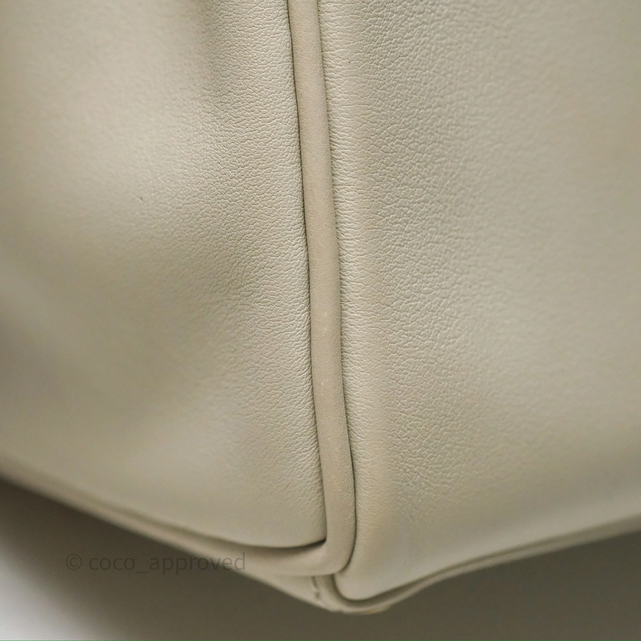 Herms Retourne Swift Kelly 25 Gris Perle 80 Gold Hardware