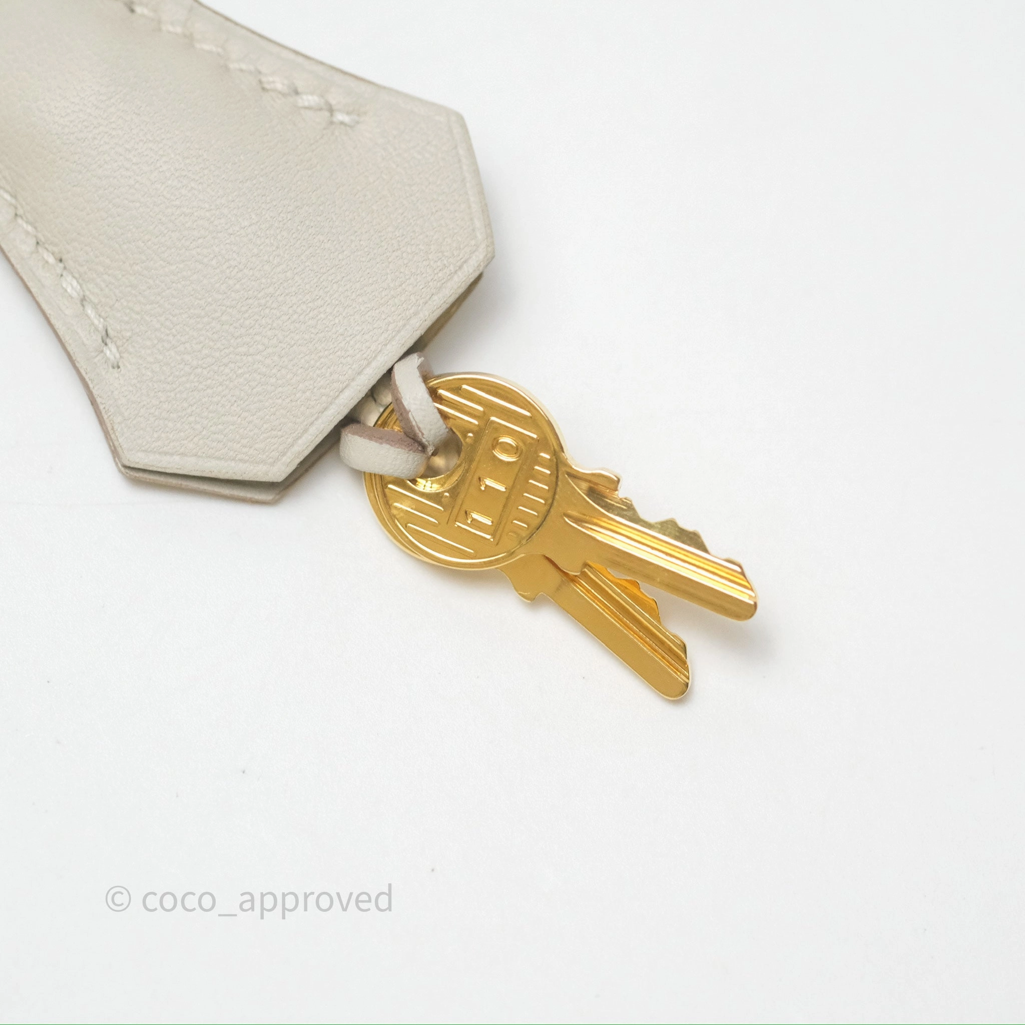 Herms Retourne Swift Kelly 25 Gris Perle 80 Gold Hardware