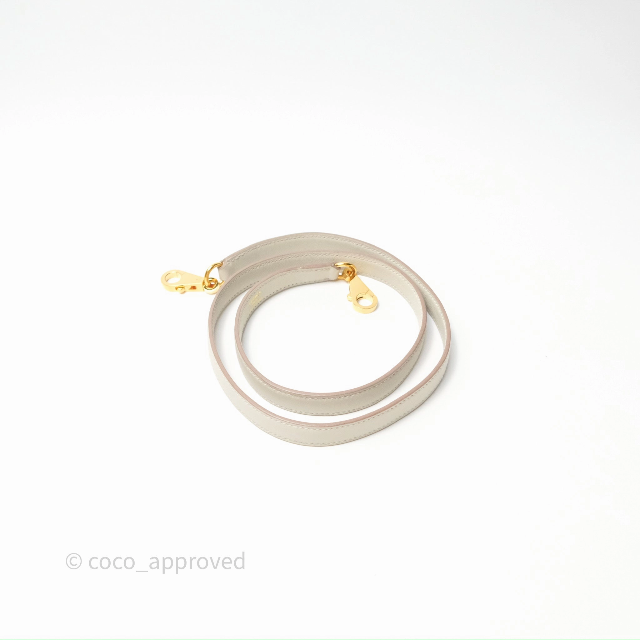 Herms Retourne Swift Kelly 25 Gris Perle 80 Gold Hardware