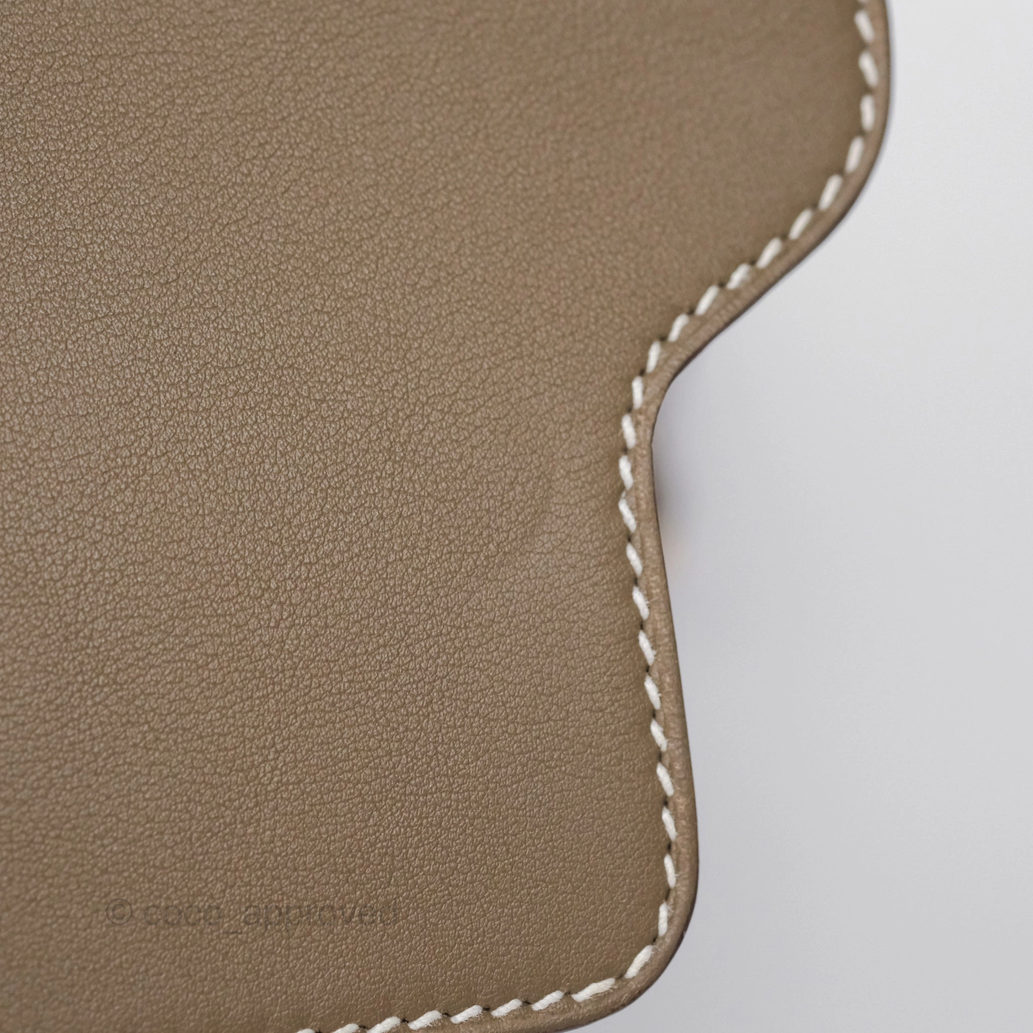 Herms Roulis Mini 18 Etoupe 18 Swift Gold Hardware