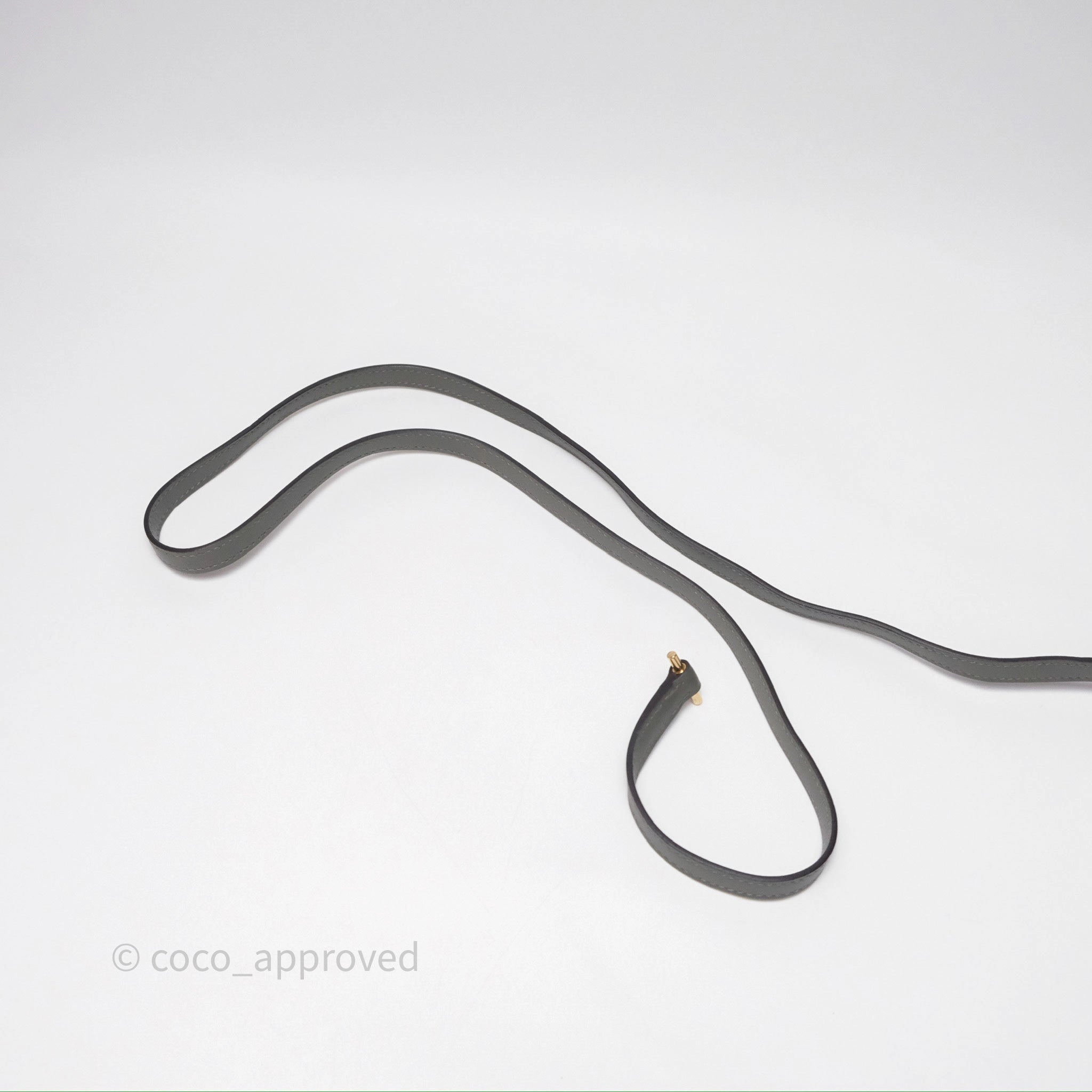 Herms Roulis Mini 18 Gris Meyer 0L Evercolor Permabrass Hardware
