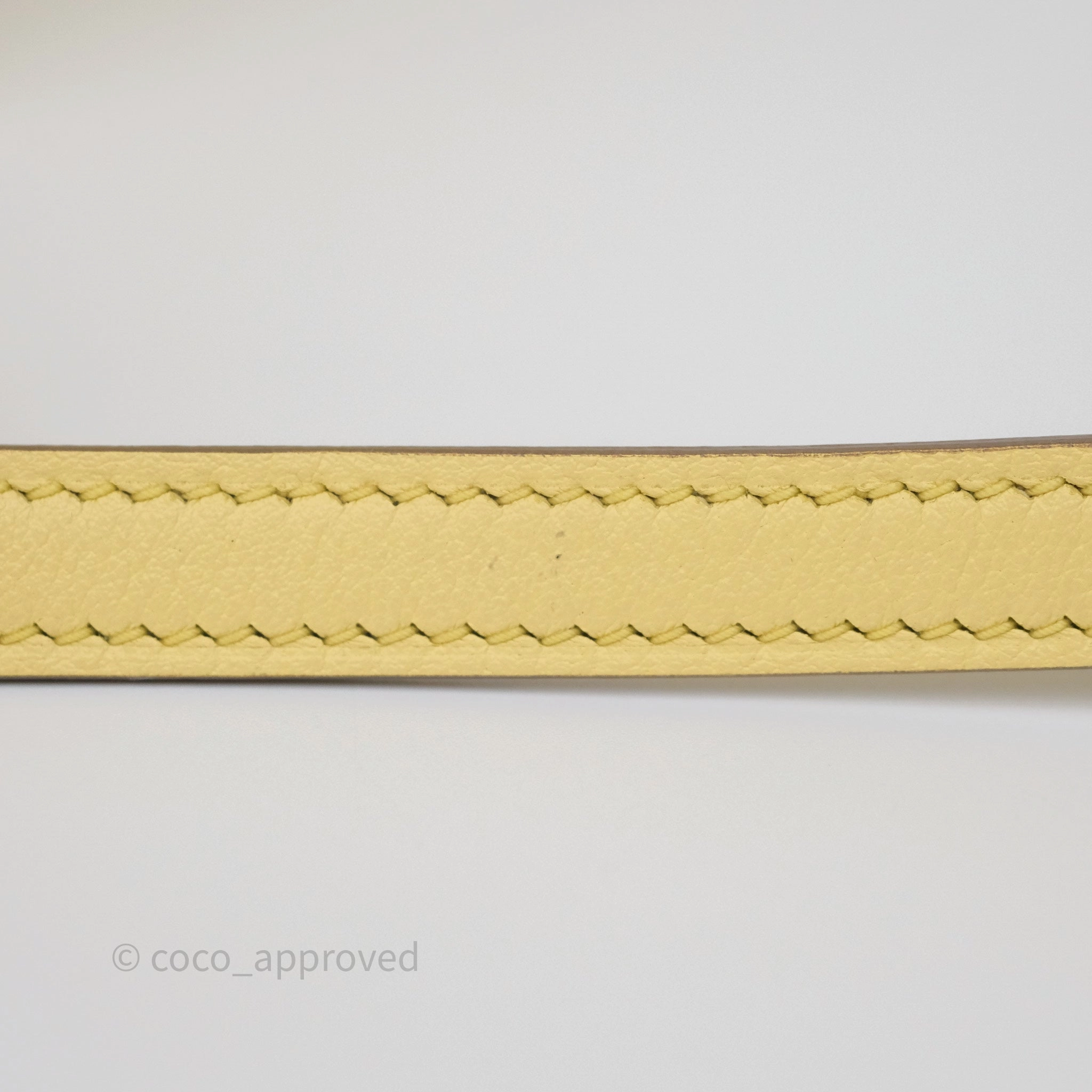 Herms Roulis Mini 18 Jaune Poussin 1Z Swift Gold Hardware