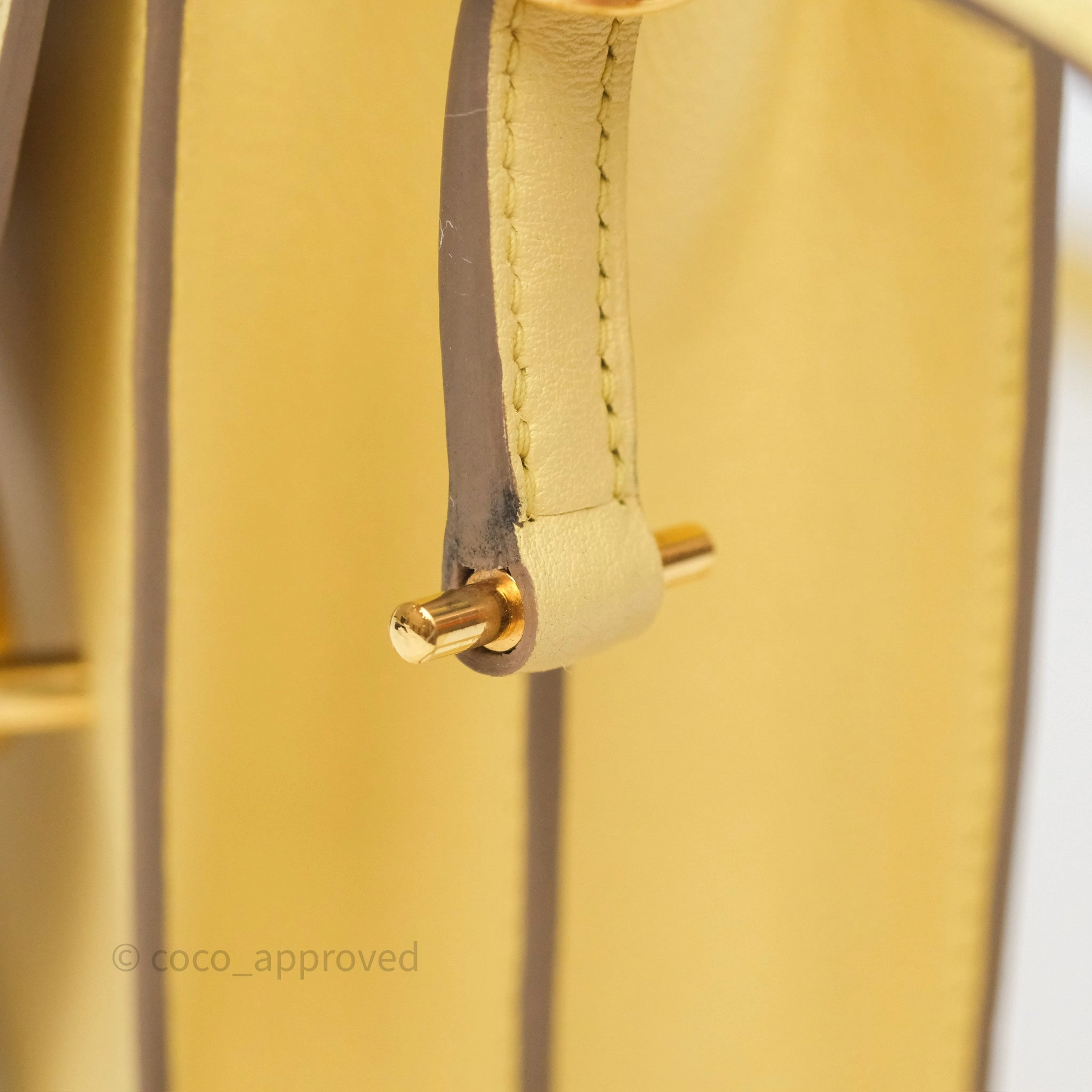 Herms Roulis Mini 18 Jaune Poussin 1Z Swift Gold Hardware