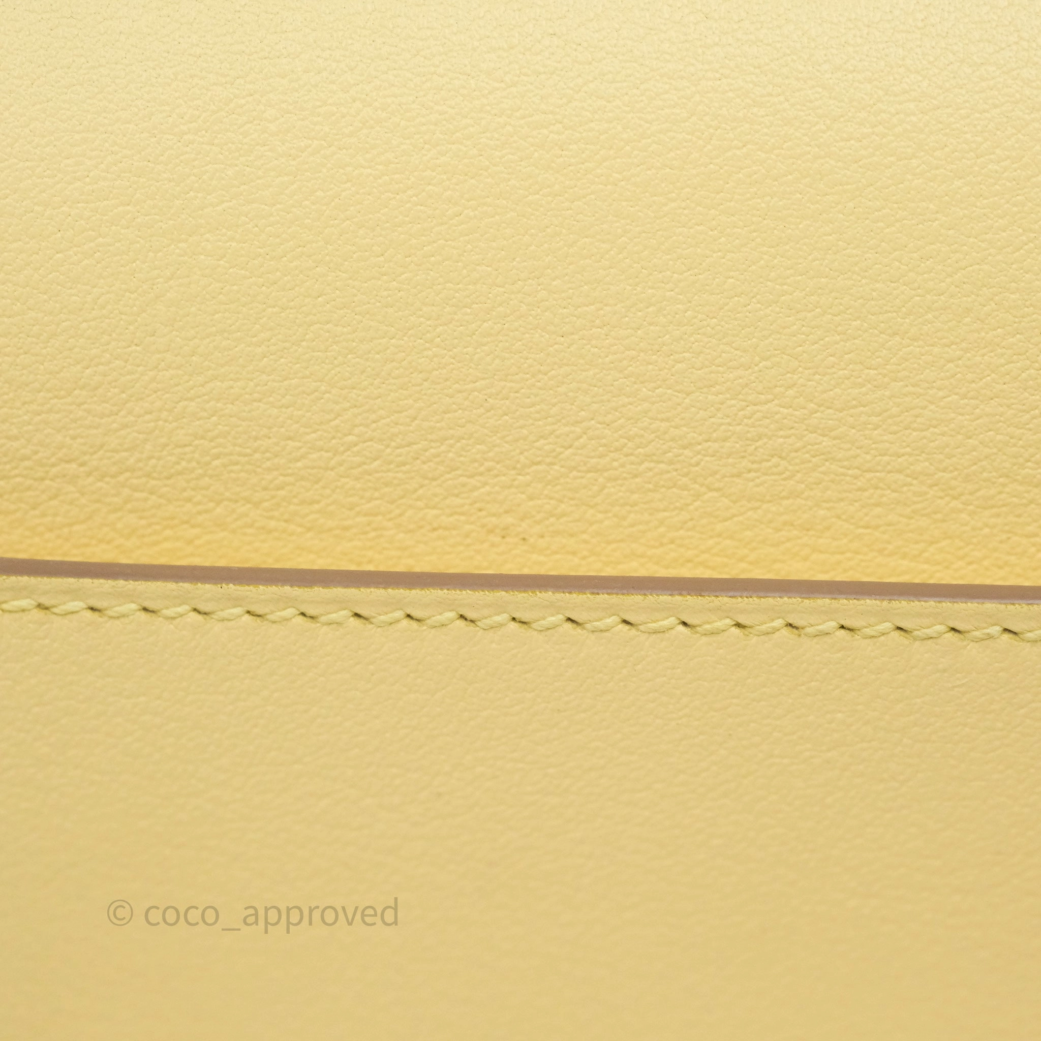 Herms Roulis Mini 18 Jaune Poussin 1Z Swift Gold Hardware