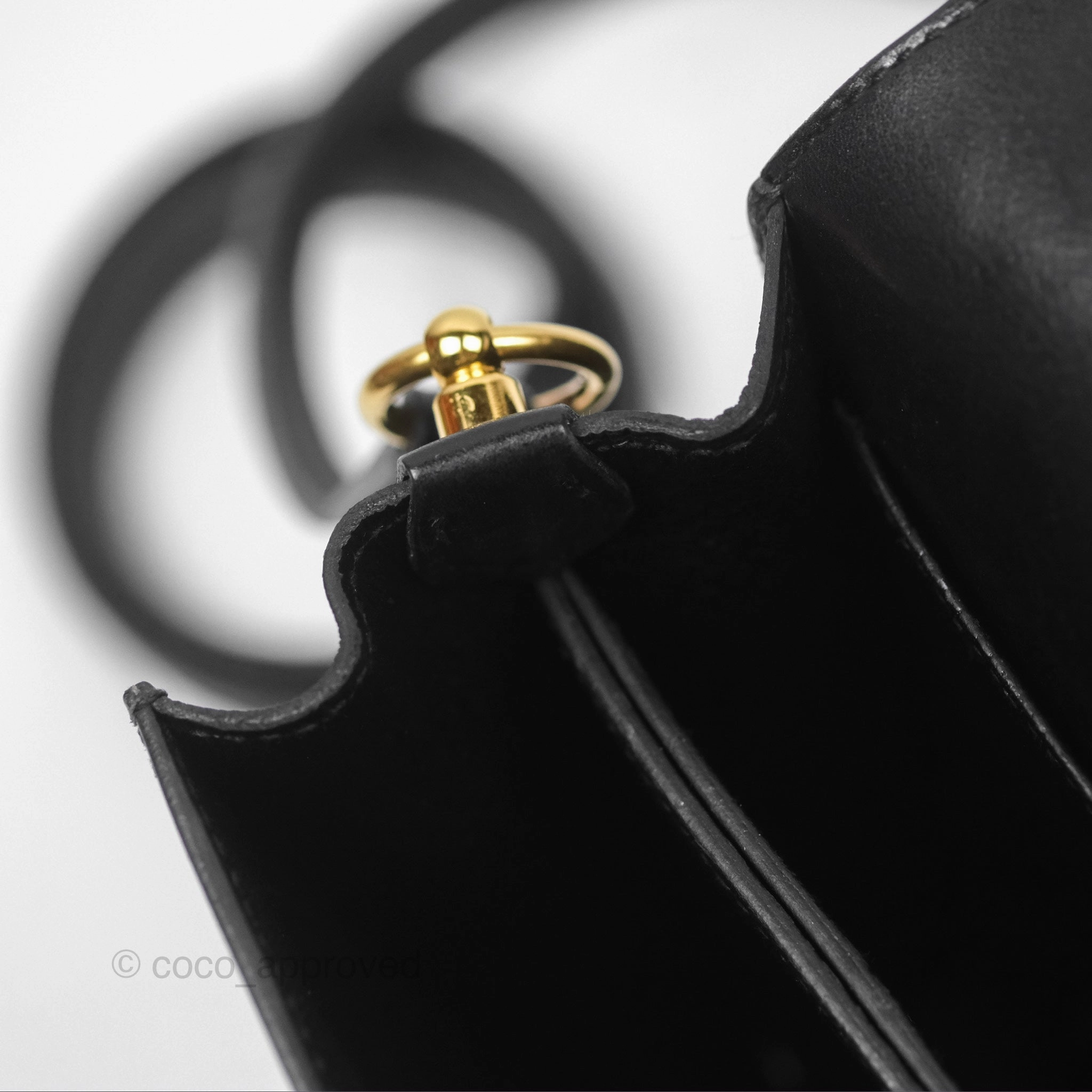 Herms Roulis Mini 18 Noir 89 Veau Evergrain Gold Hardware
