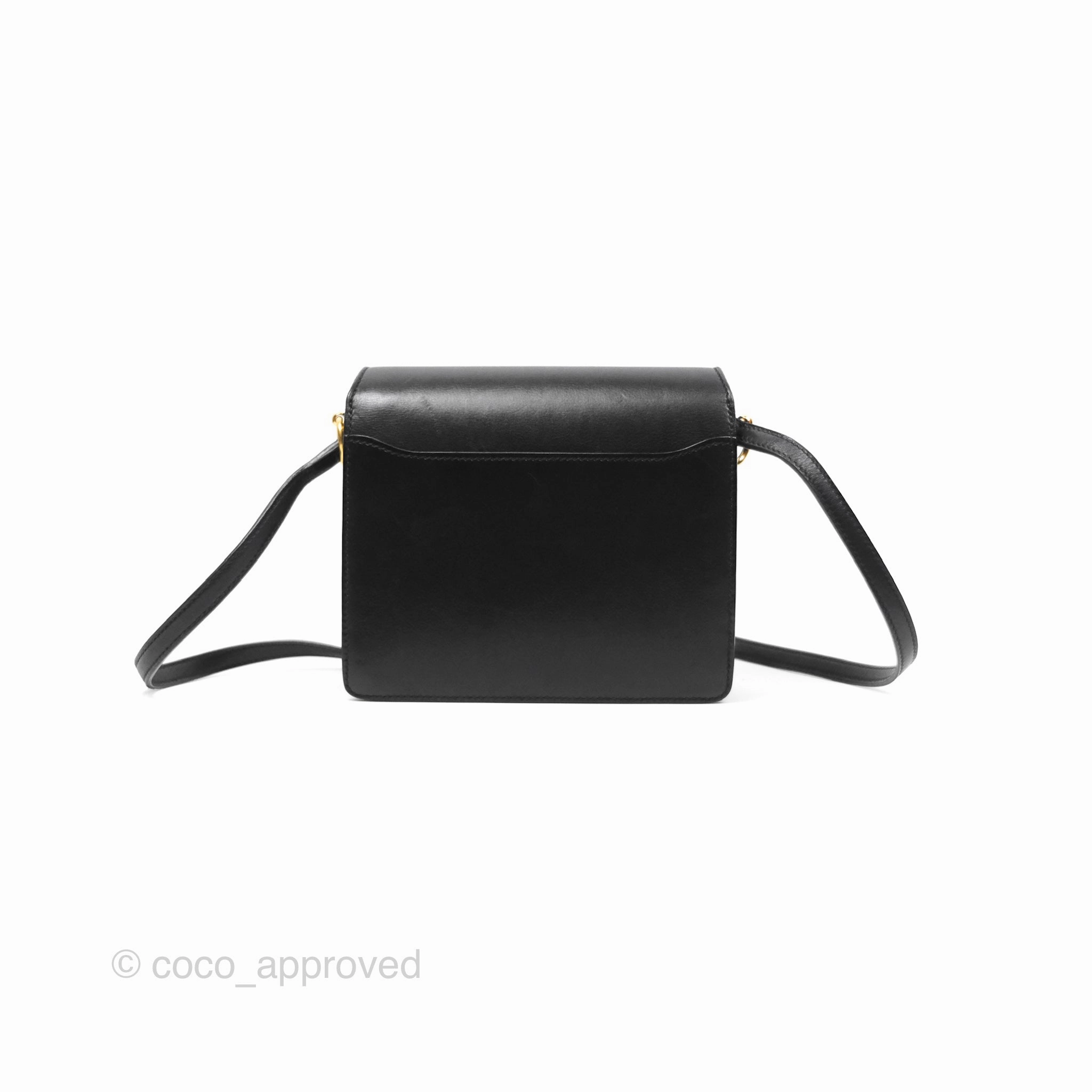 Herms Roulis Mini 18 Noir 89 Veau Evergrain Gold Hardware