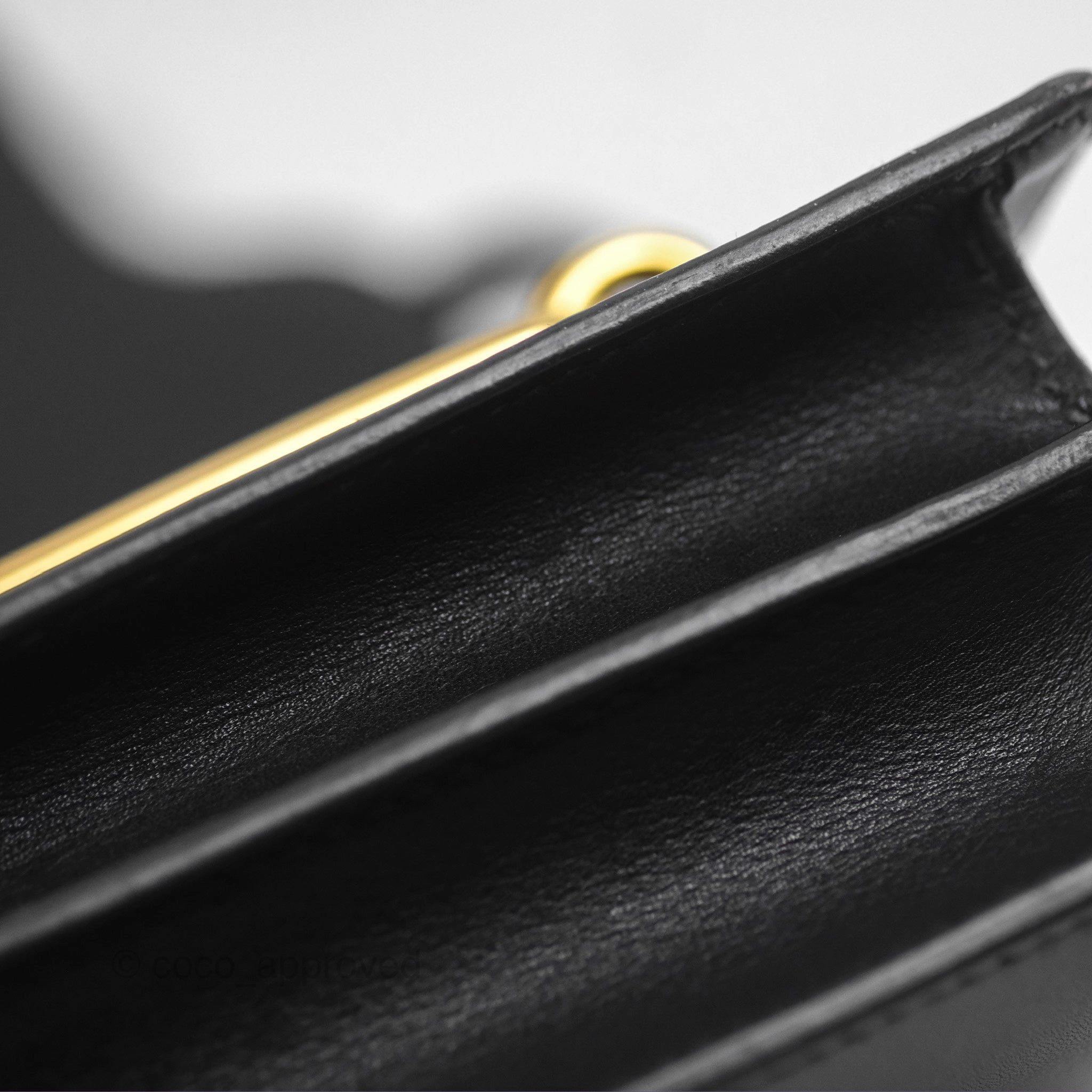 Herms Roulis Mini 18 Noir 89 Veau Evergrain Gold Hardware