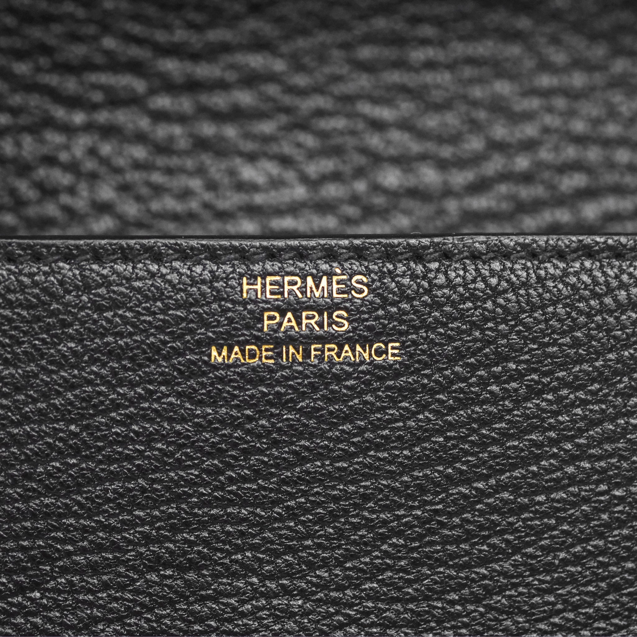 Herms Roulis Slim Wallet Black Noir 89 Chevre Mysore Gold Hardware
