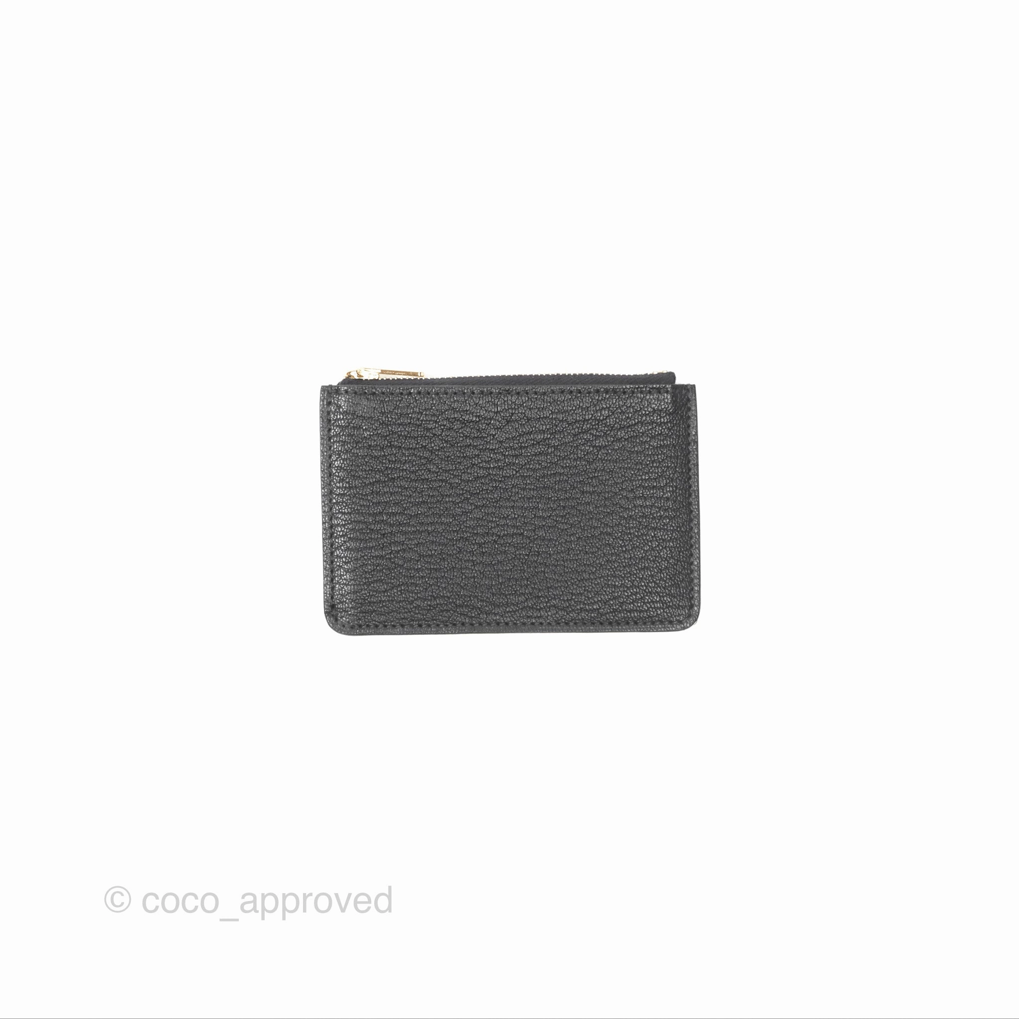 Herms Roulis Slim Wallet Black Noir 89 Chevre Mysore Gold Hardware