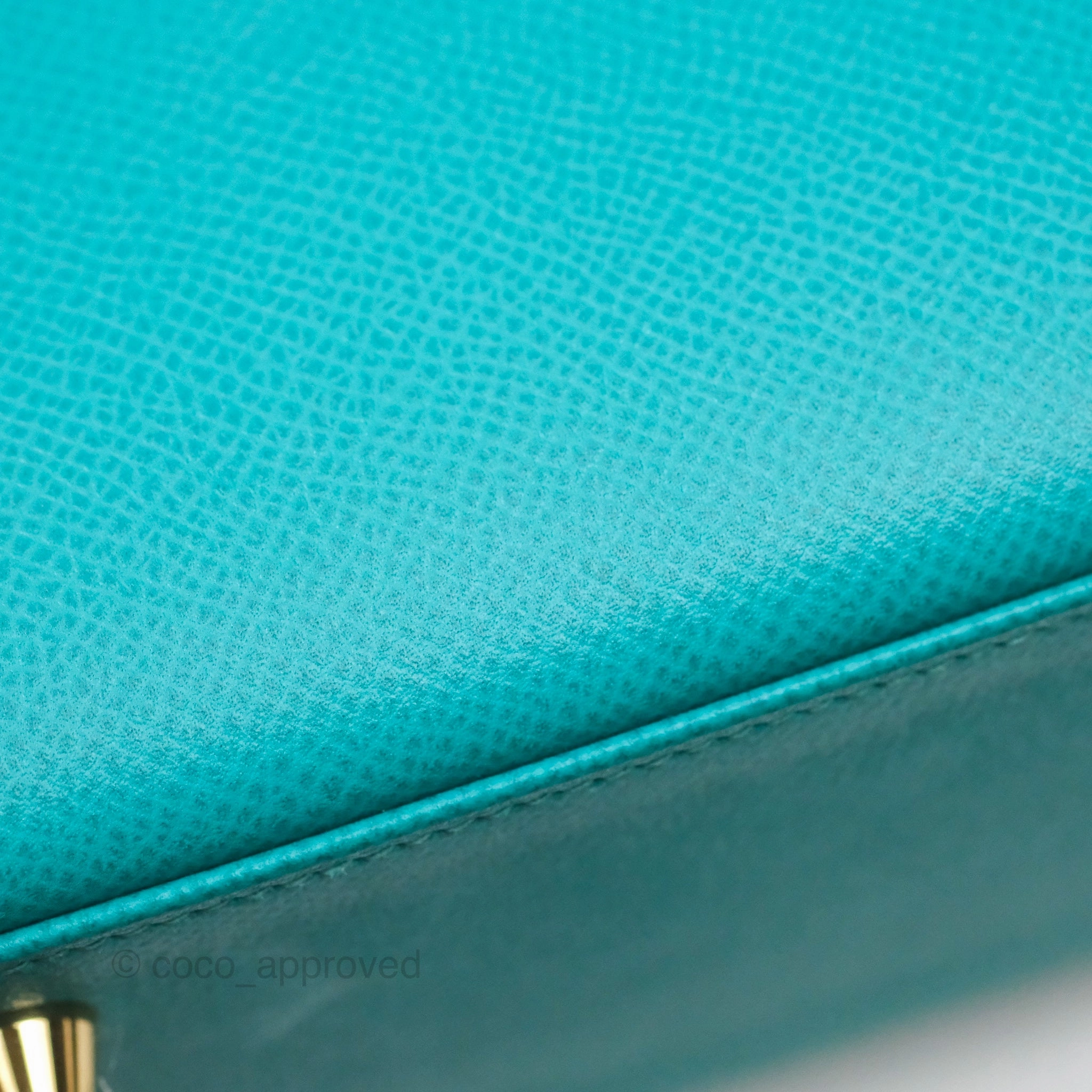 Herms Sellier Kelly 25 Bleu Paon 7F Epsom Gold Hardware