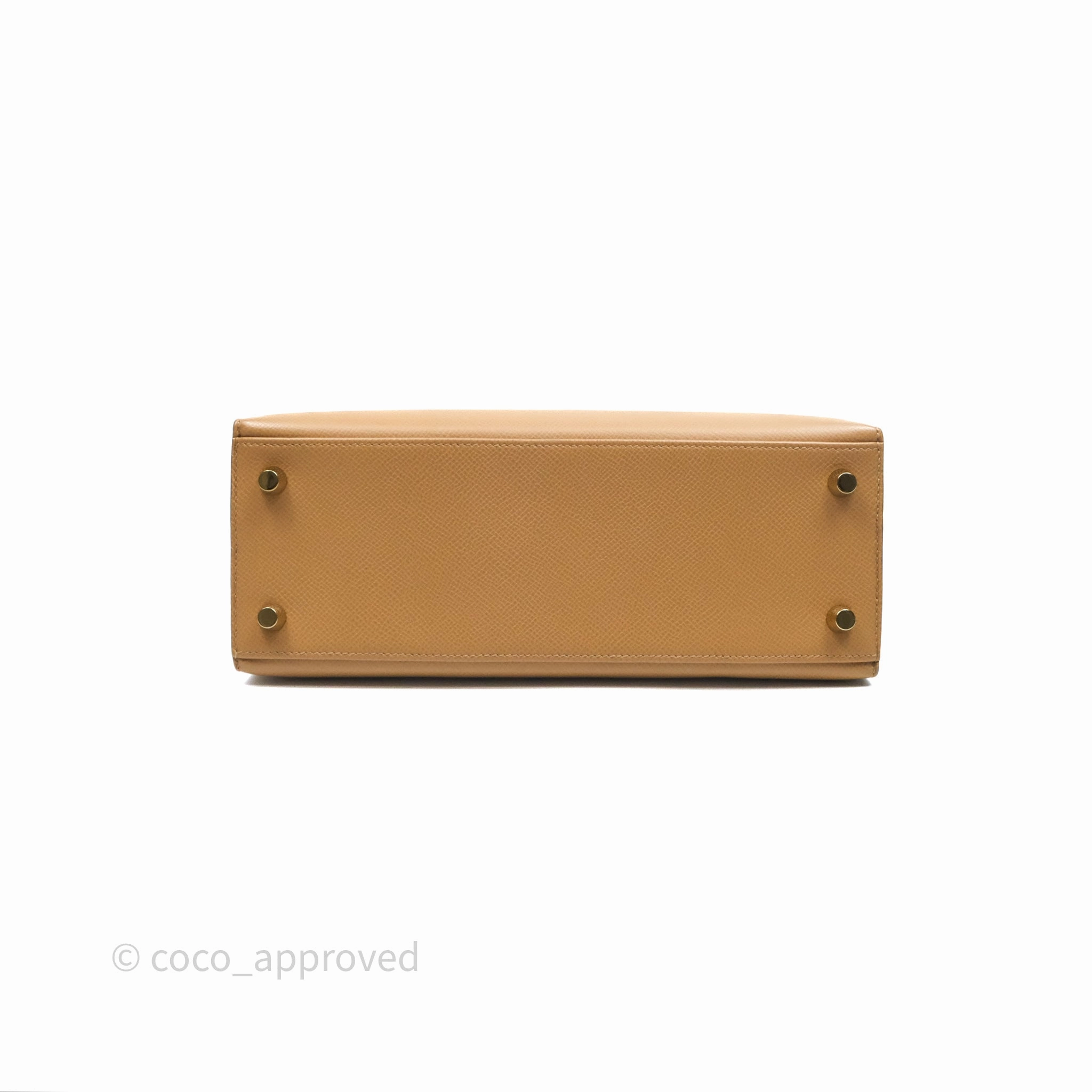 Herms Sellier Kelly 25 Chai 0M Epsom Gold Hardware
