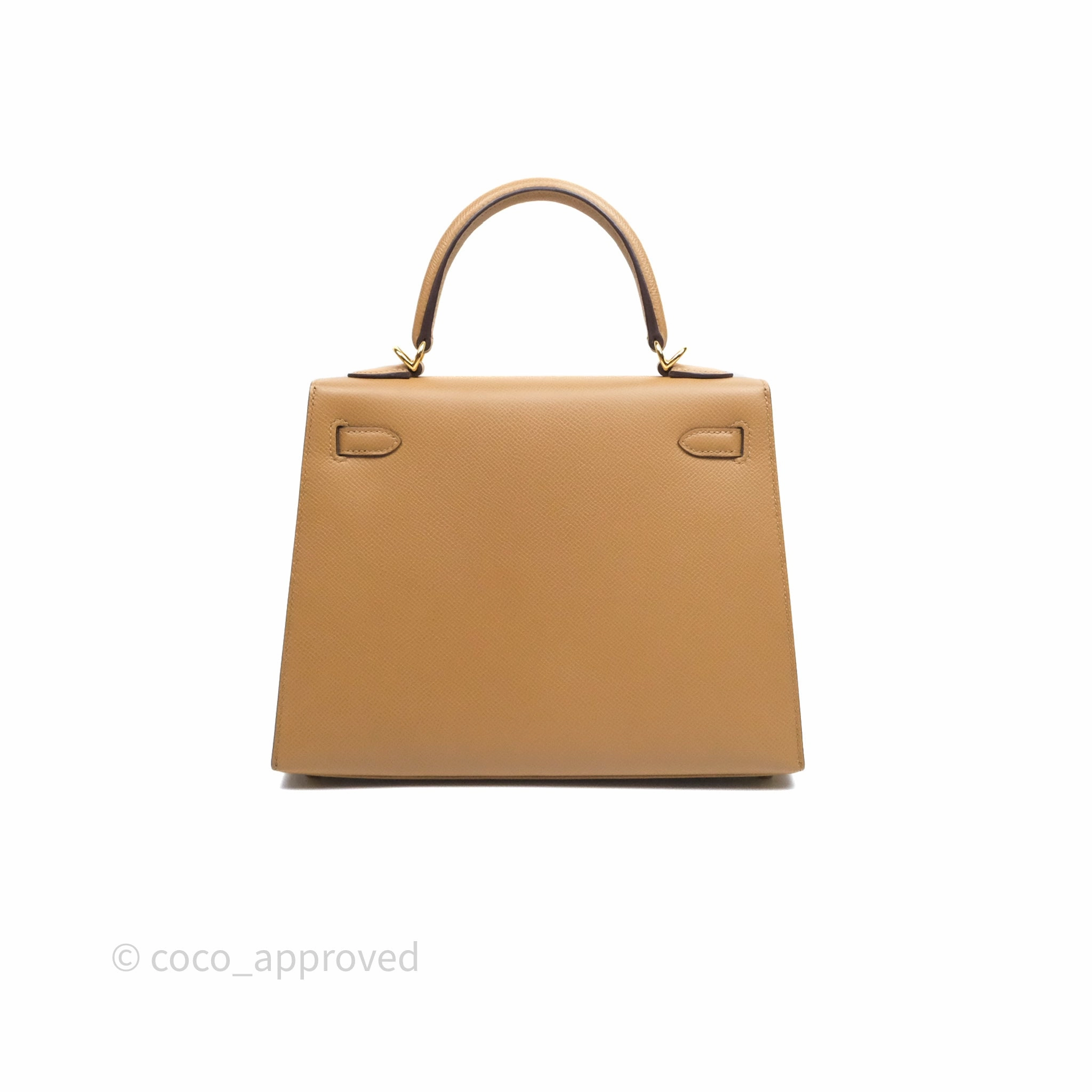 Herms Sellier Kelly 25 Chai 0M Epsom Gold Hardware