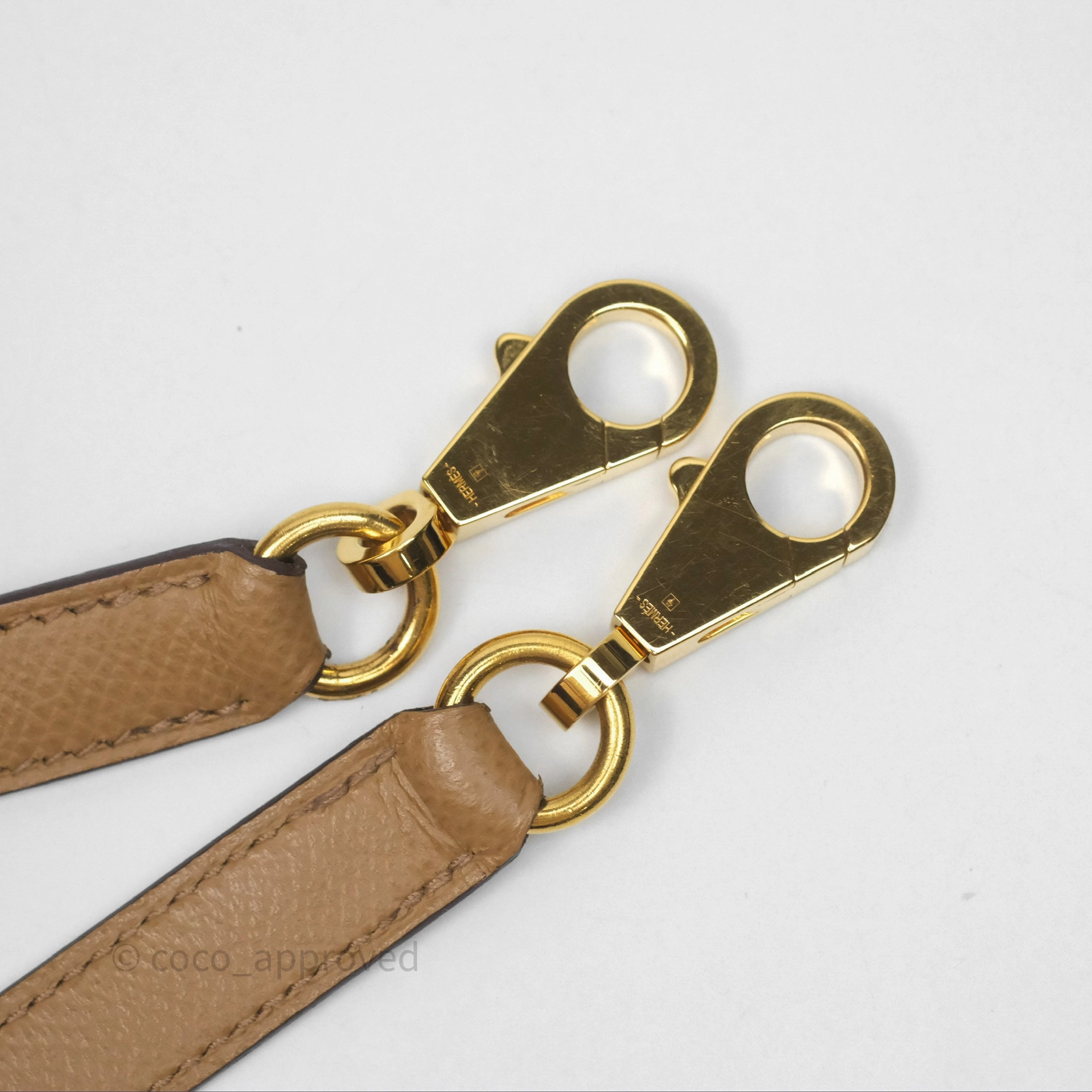 Herms Sellier Kelly 25 Chai 0M Epsom Gold Hardware