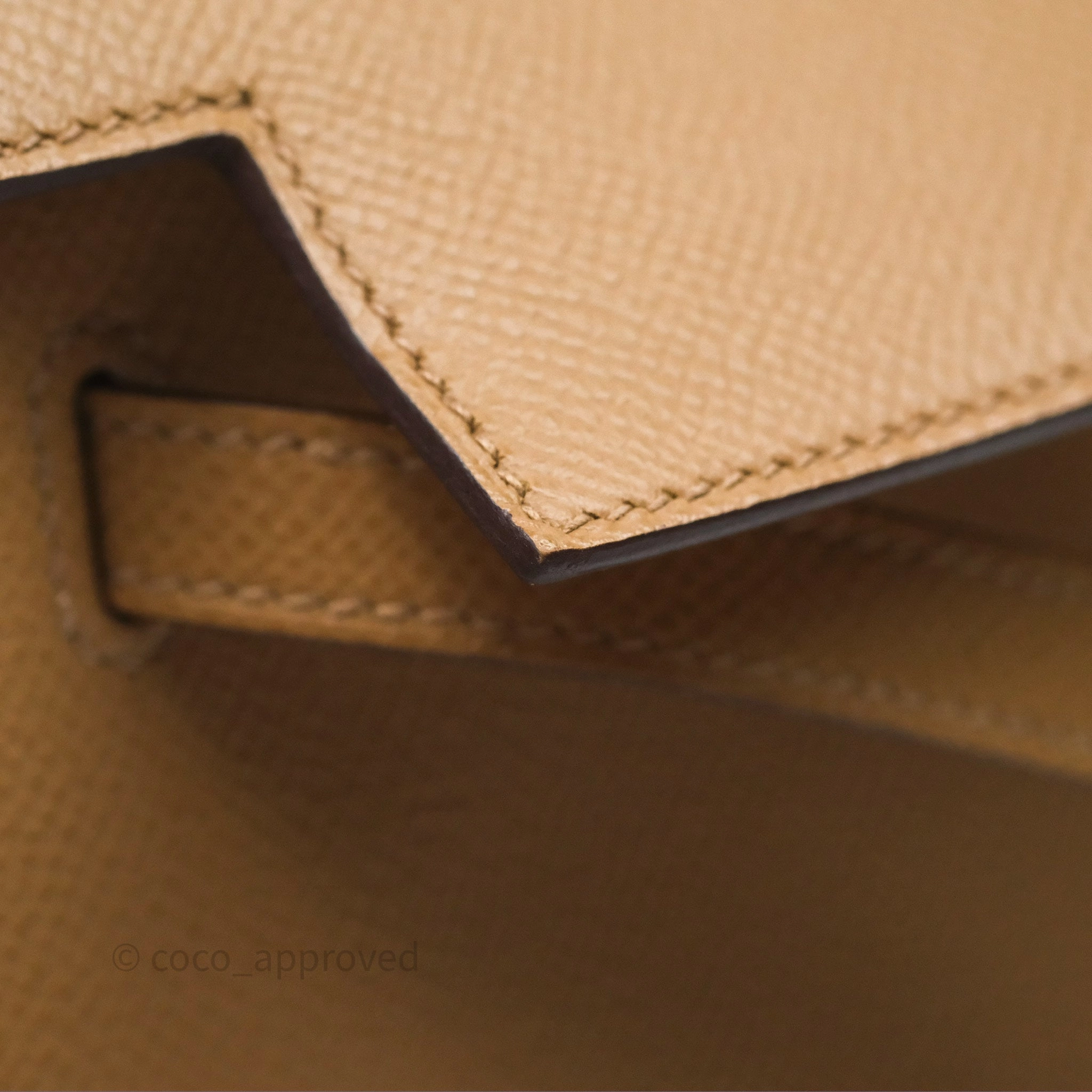 Herms Sellier Kelly 25 Chai 0M Epsom Gold Hardware