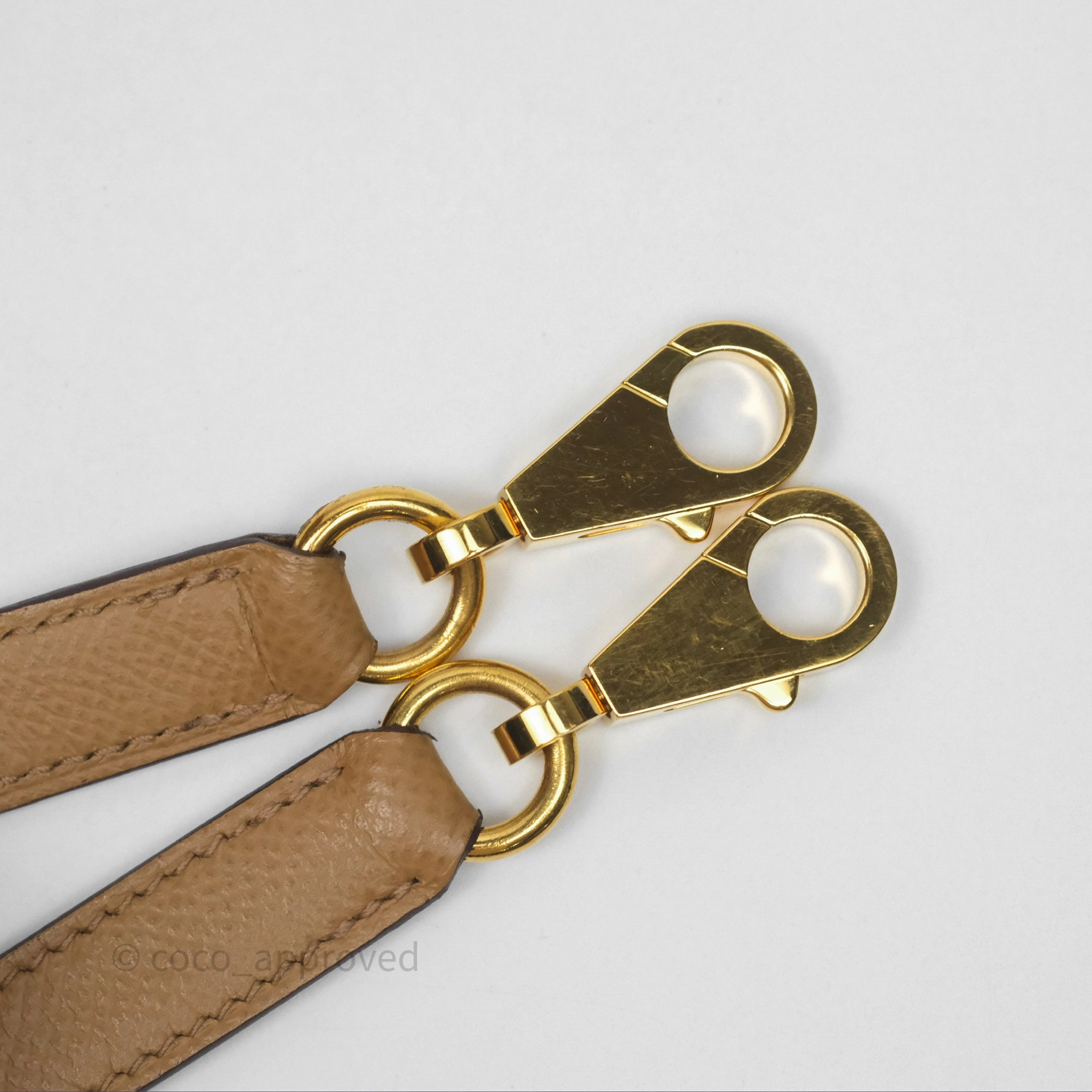 Herms Sellier Kelly 25 Chai 0M Epsom Gold Hardware
