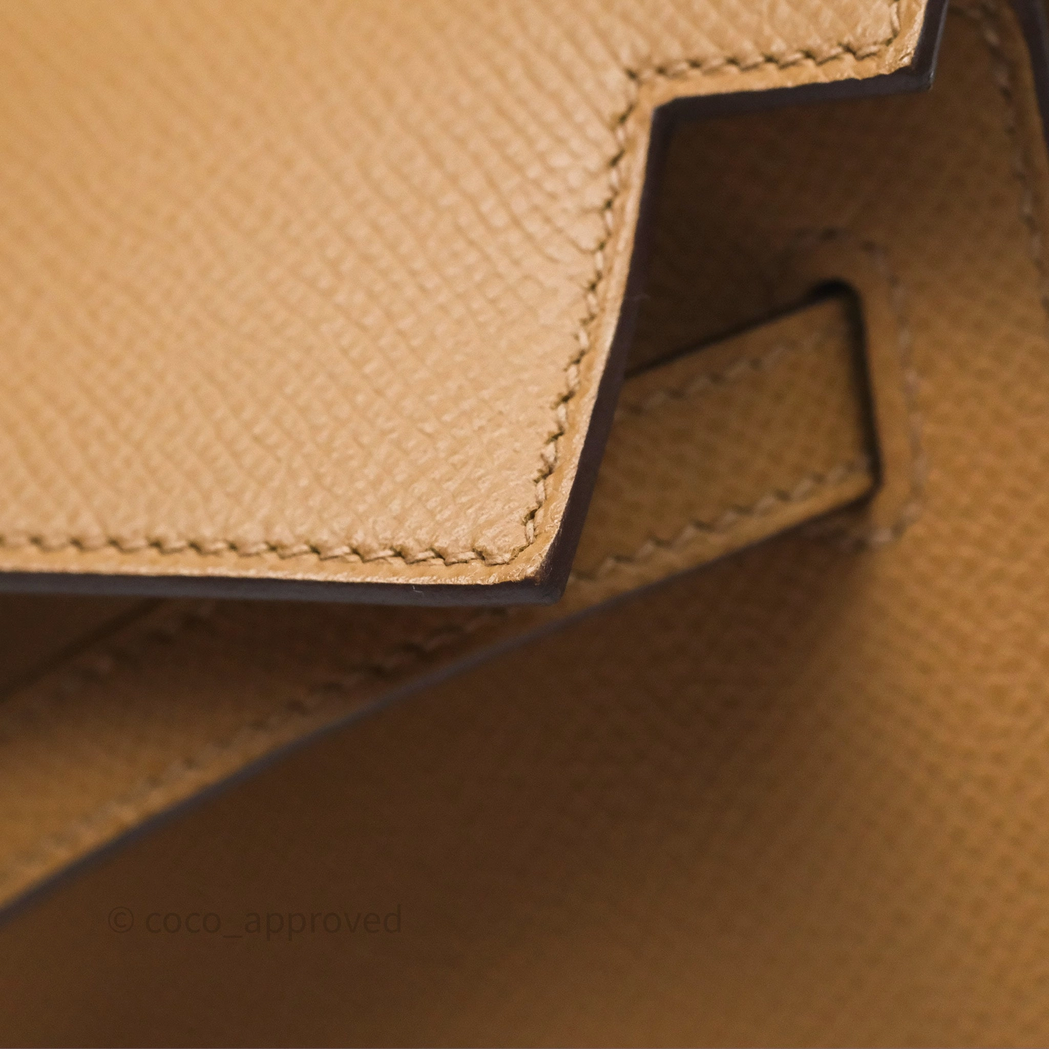 Herms Sellier Kelly 25 Chai 0M Epsom Gold Hardware