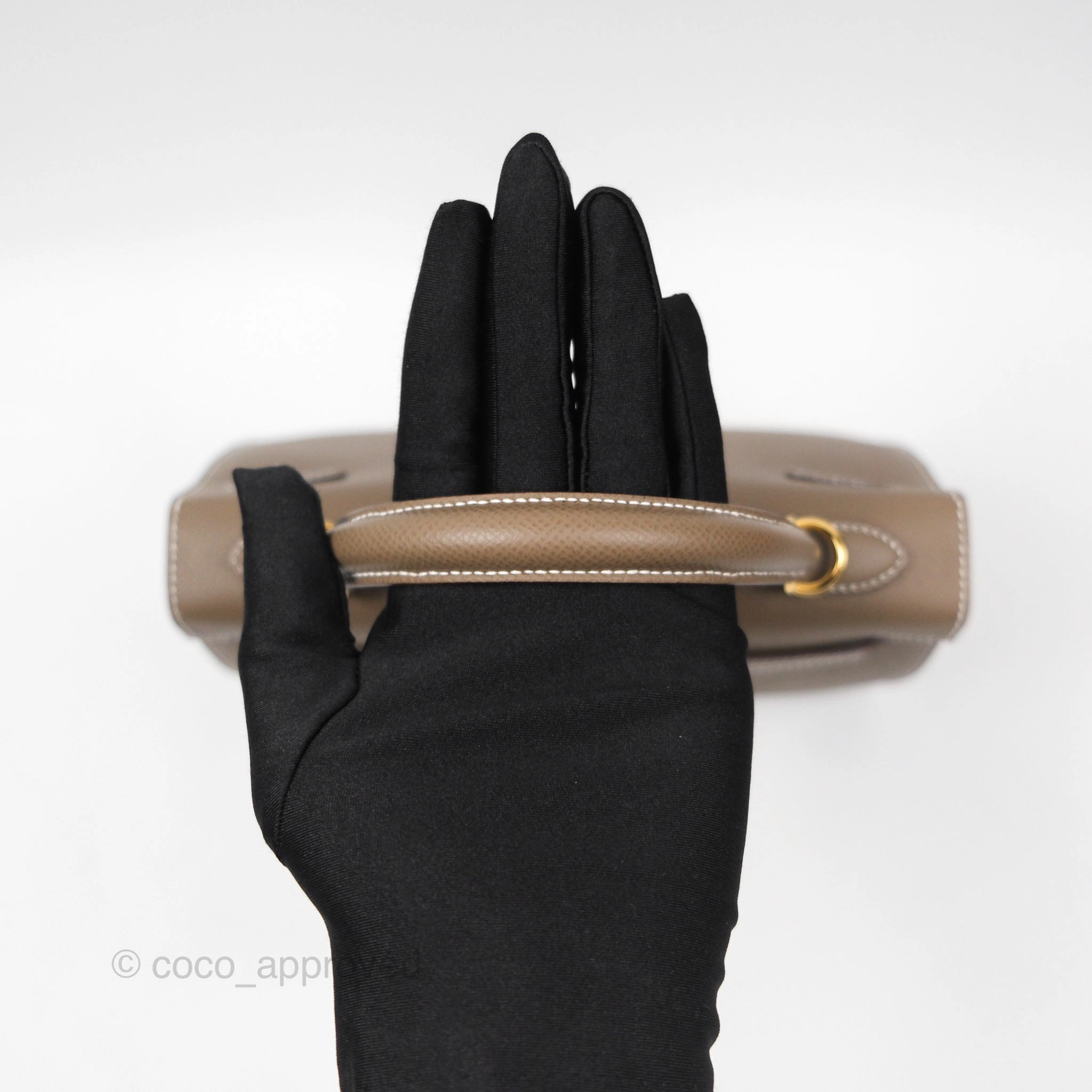 Herms Sellier Kelly 25 Etoupe 18 Epsom Gold Hardware