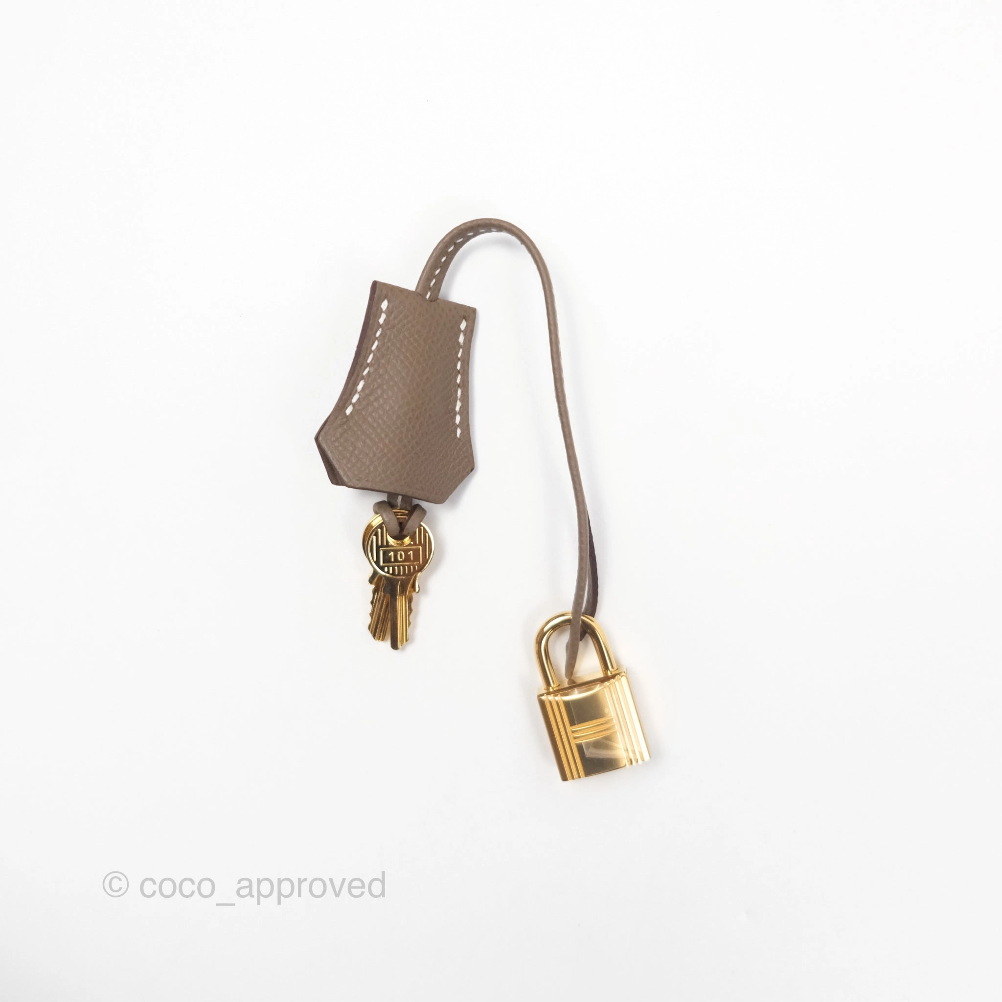 Herms Sellier Kelly 25 Etoupe 18 Epsom Gold Hardware