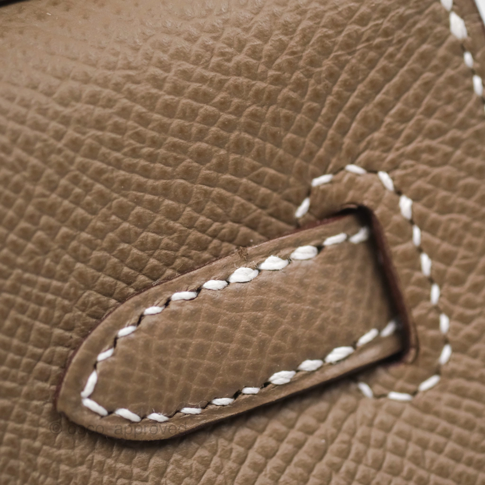Herms Sellier Kelly 25 Etoupe 18 Epsom Gold Hardware