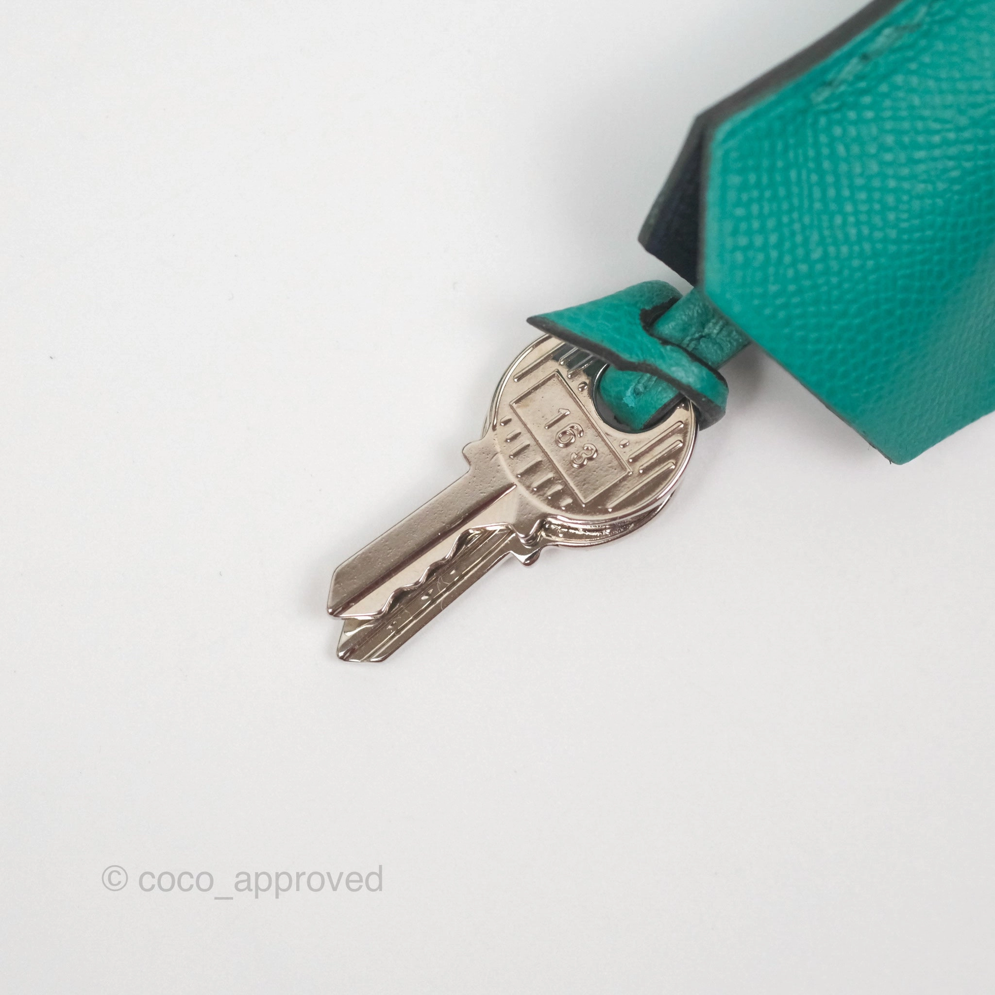 Herms Sellier Kelly 25 Madame Leather Vert Verone U1/ Bleu De Prusse 7P Palladium Hardware