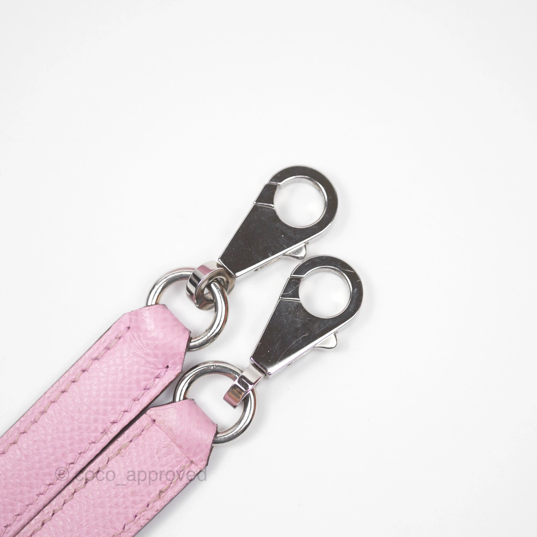 Herms Sellier Kelly 25 Mauve Sylvestre X9 Epsom Palladium Hardware
