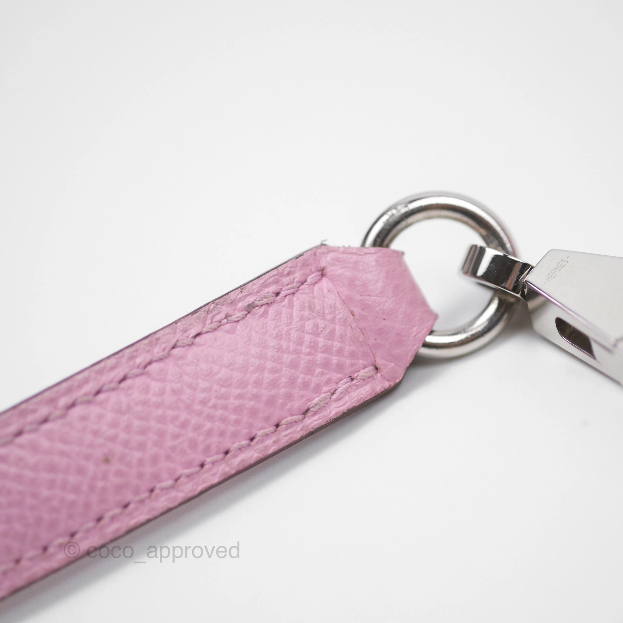 Herms Sellier Kelly 25 Mauve Sylvestre X9 Epsom Palladium Hardware