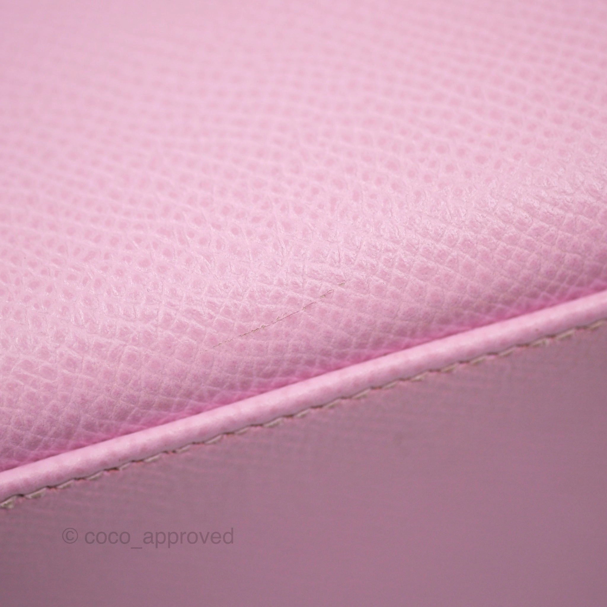 Herms Sellier Kelly 25 Mauve Sylvestre X9 Epsom Palladium Hardware