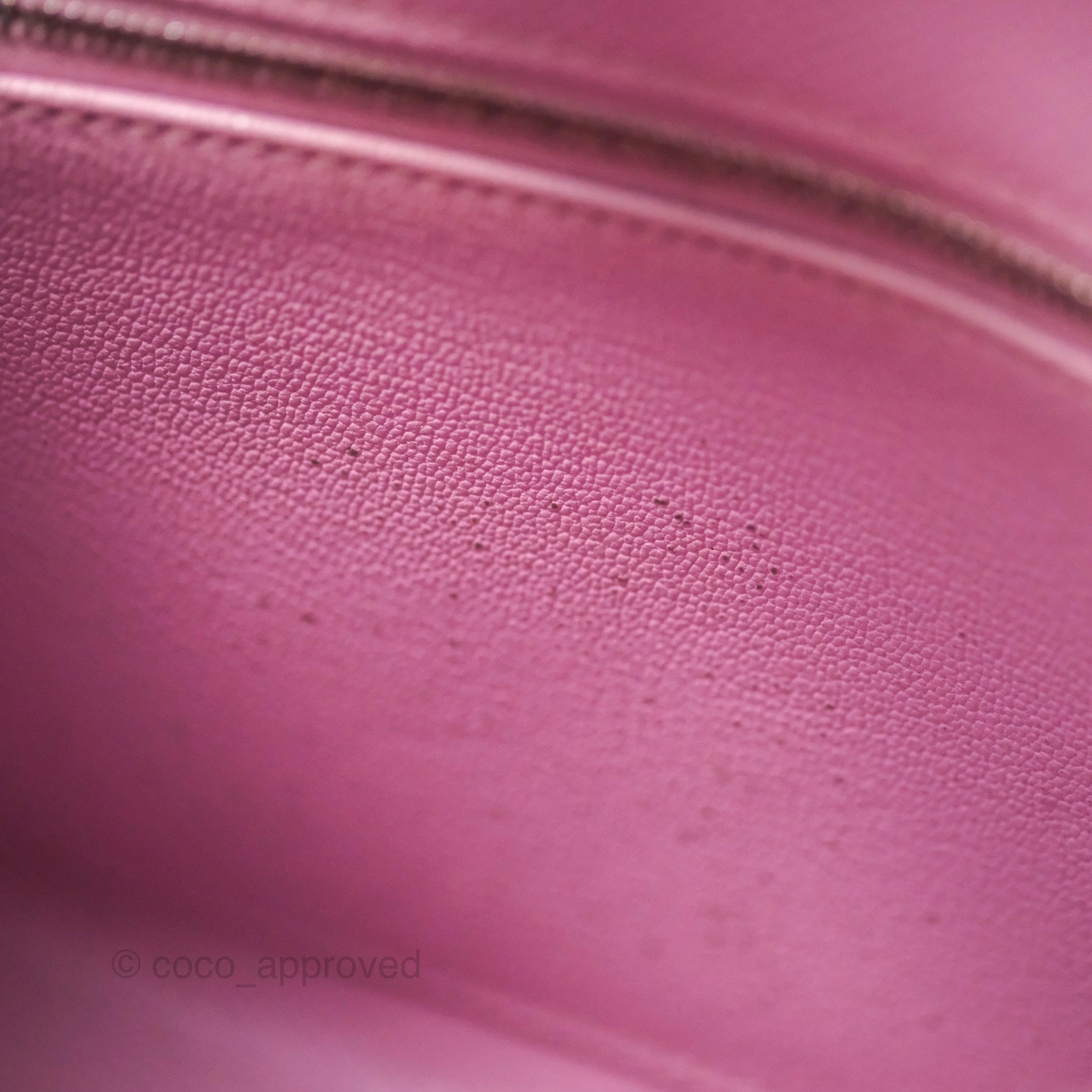 Herms Sellier Kelly 25 Mauve Sylvestre X9 Epsom Palladium Hardware