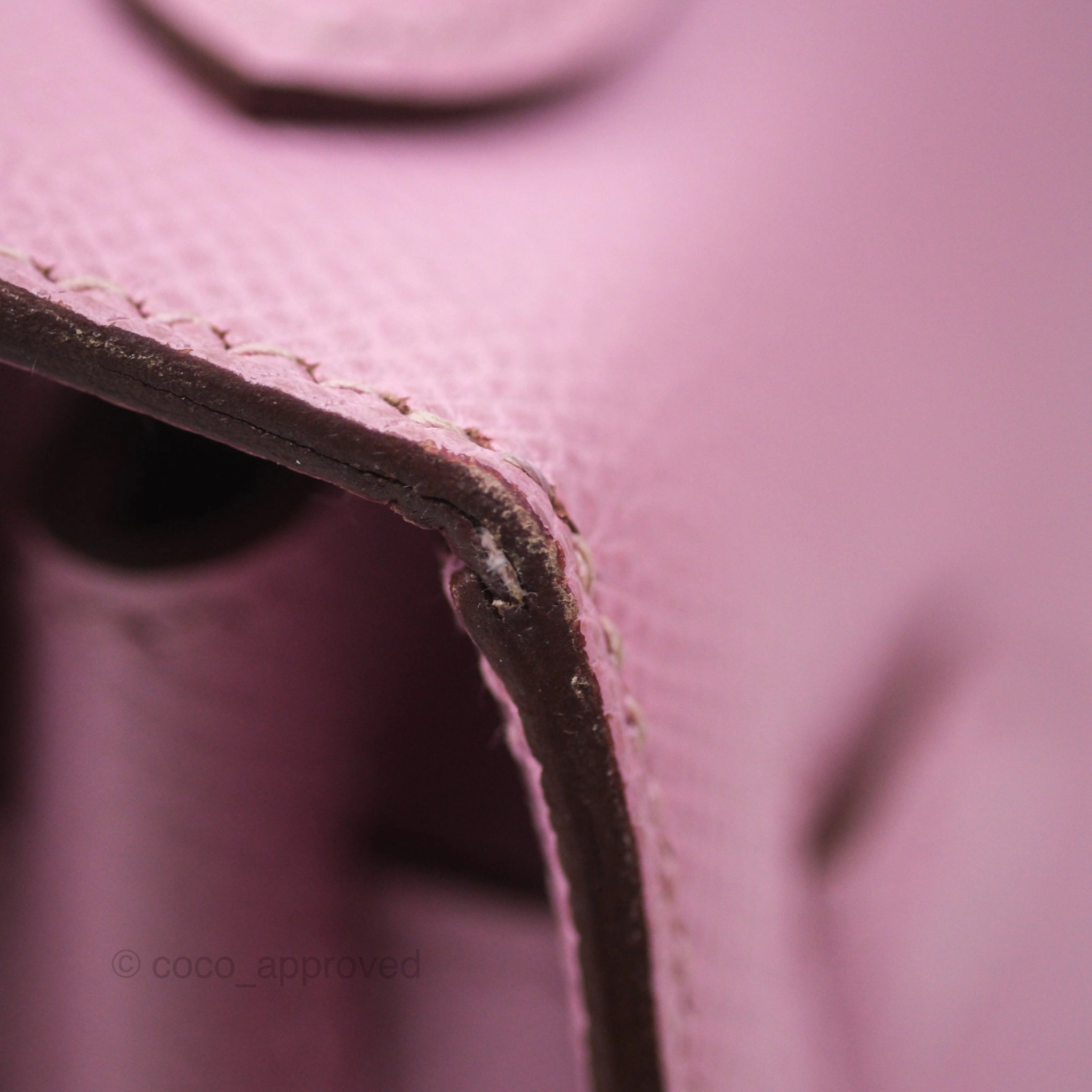 Herms Sellier Kelly 25 Mauve Sylvestre X9 Epsom Palladium Hardware