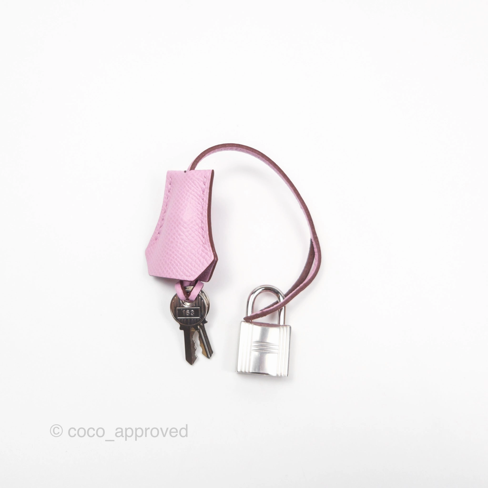 Herms Sellier Kelly 25 Mauve Sylvestre X9 Epsom Palladium Hardware