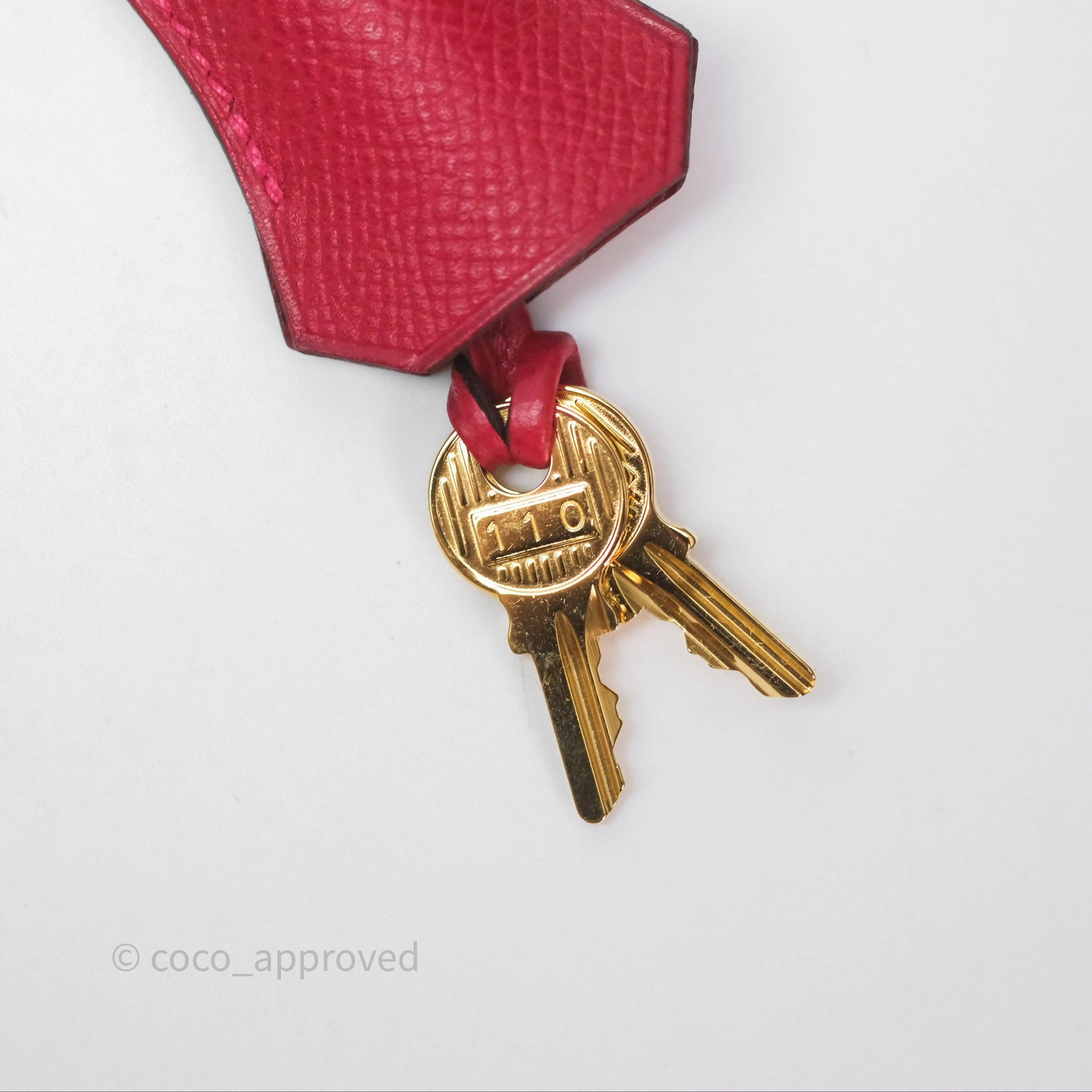 Herms Sellier Kelly 25 Rouge Casaque Q5 Epsom Gold Hardware