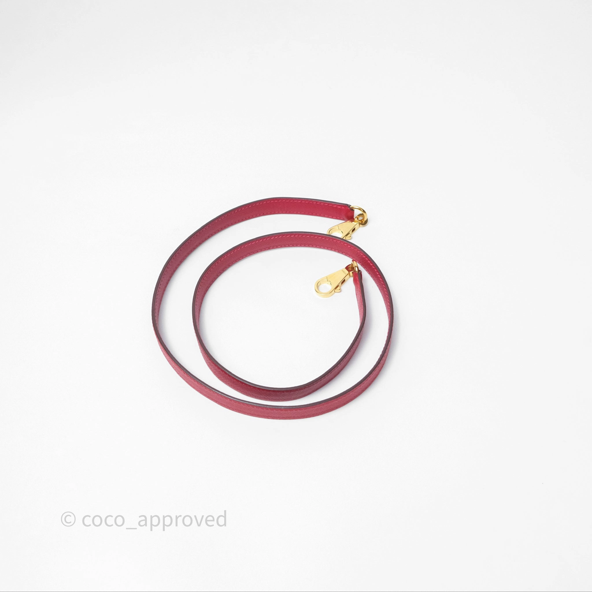 Herms Sellier Kelly 25 Rouge Casaque Q5 Epsom Gold Hardware