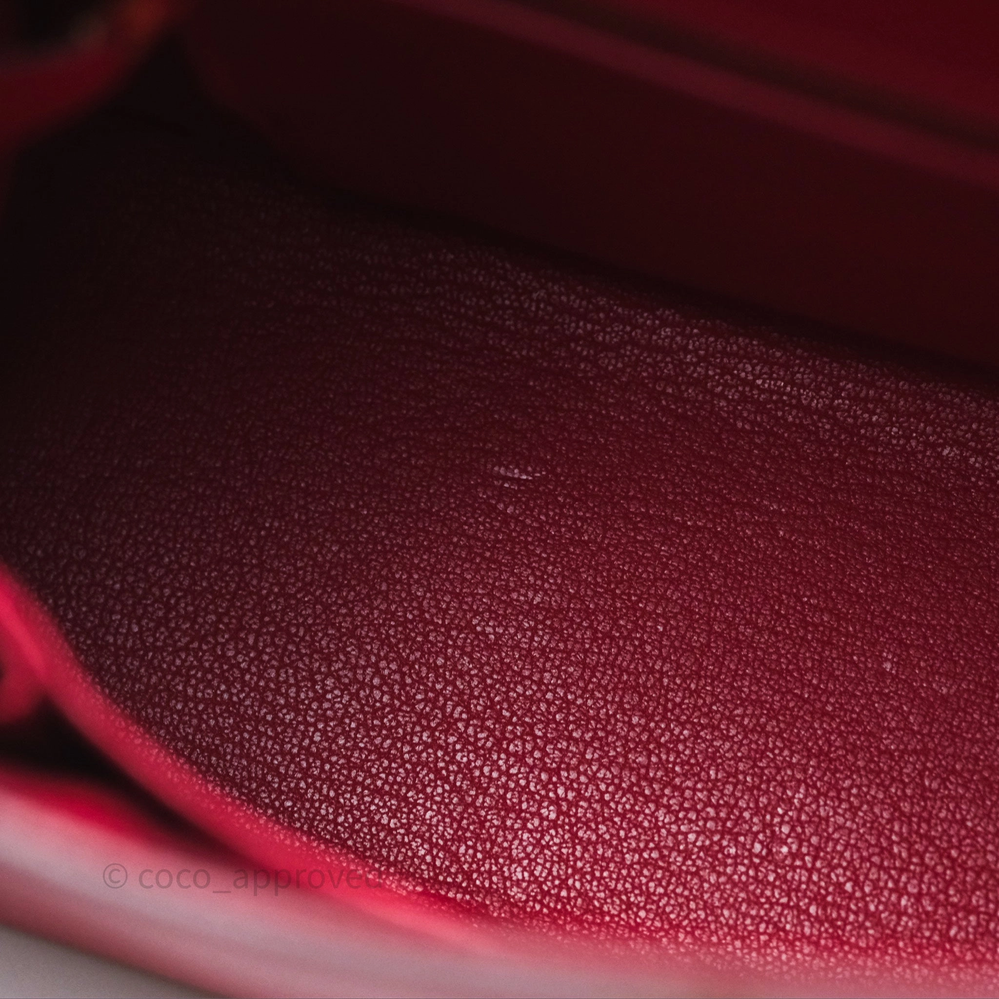 Herms Sellier Kelly 25 Rouge Casaque Q5 Epsom Gold Hardware