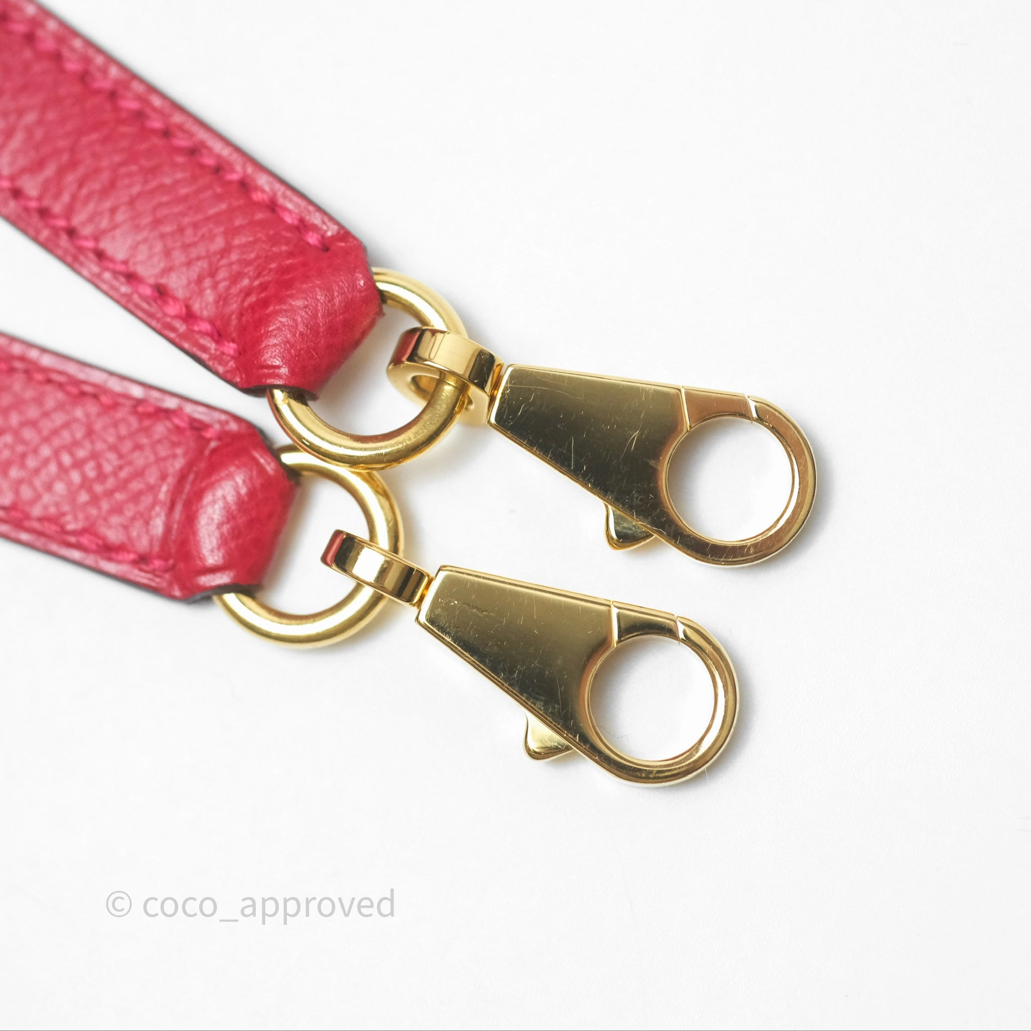 Herms Sellier Kelly 25 Rouge Casaque Q5 Epsom Gold Hardware
